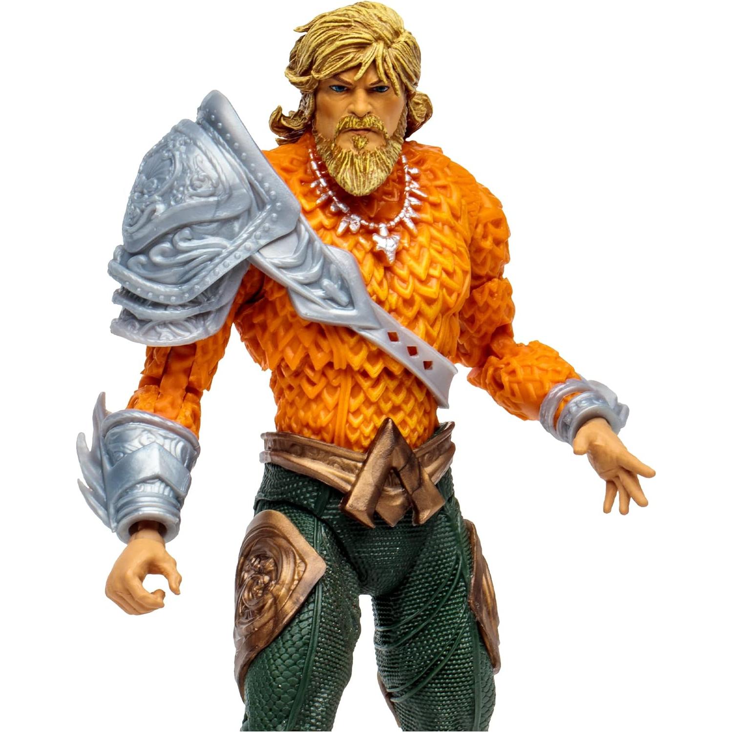 Figura de acción Aquaman 17.78 cm McFarlane Toys con cómic