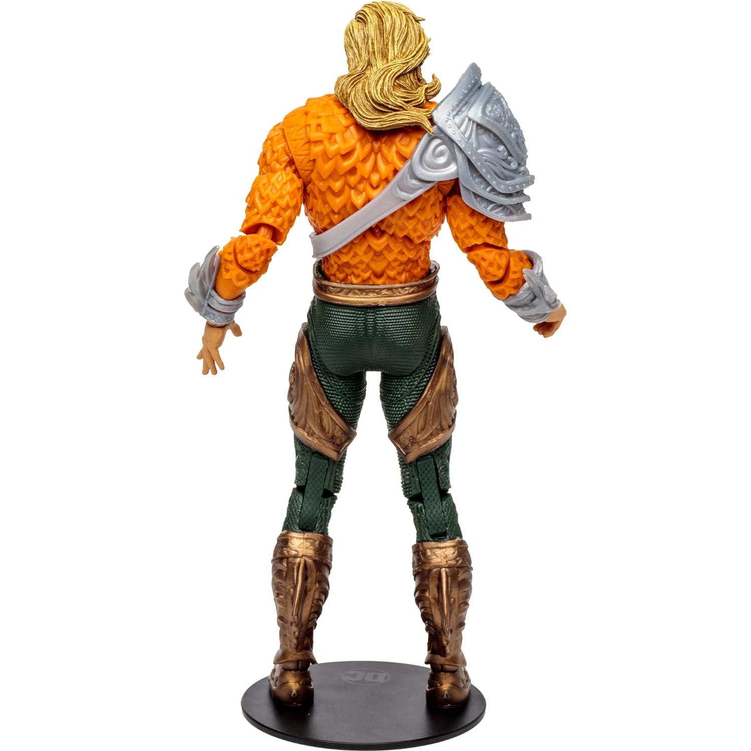 Figura de acción Aquaman 17.78 cm McFarlane Toys con cómic
