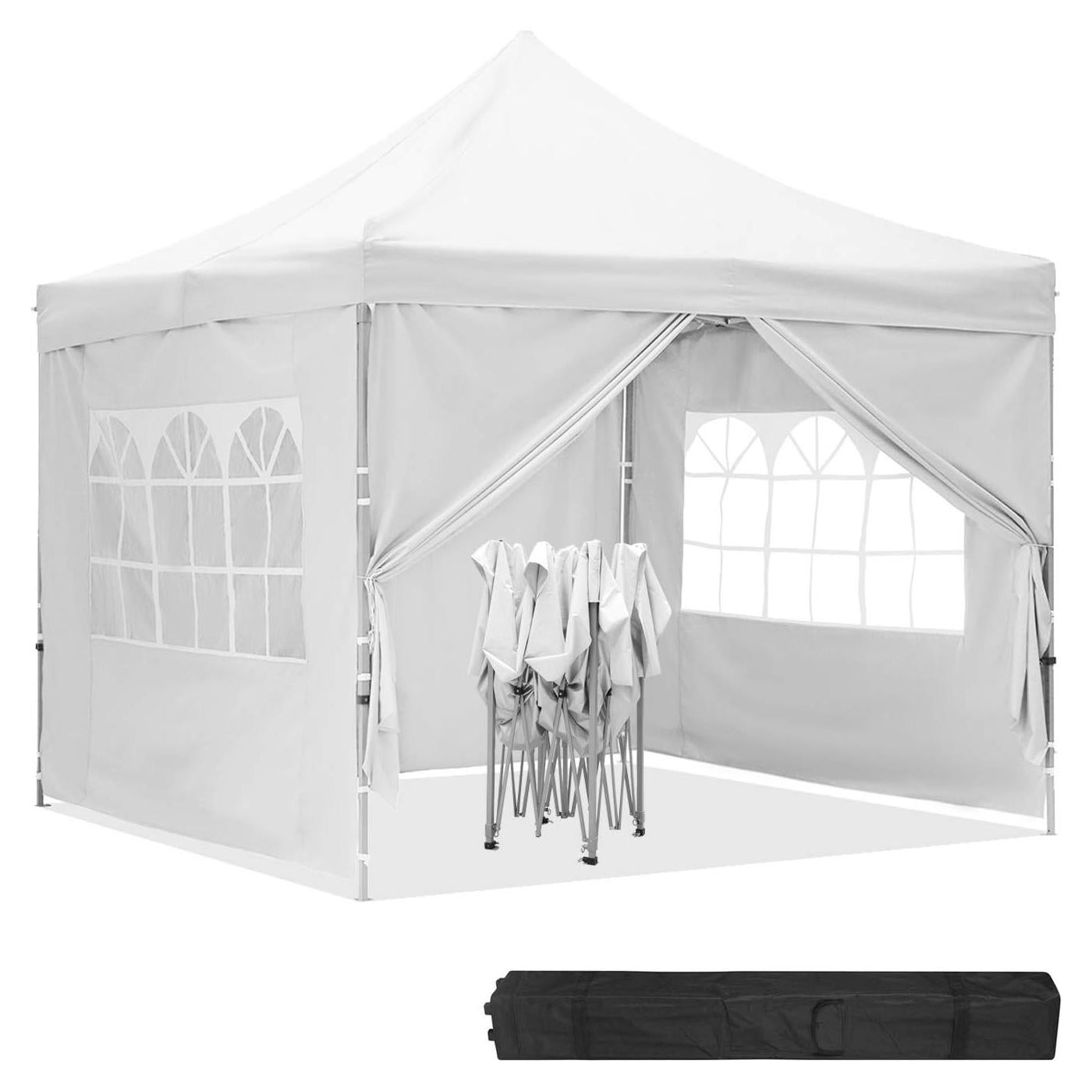 Carpa Plegable HYD-Parts 3x3m con Paredes Laterales y Bolsa