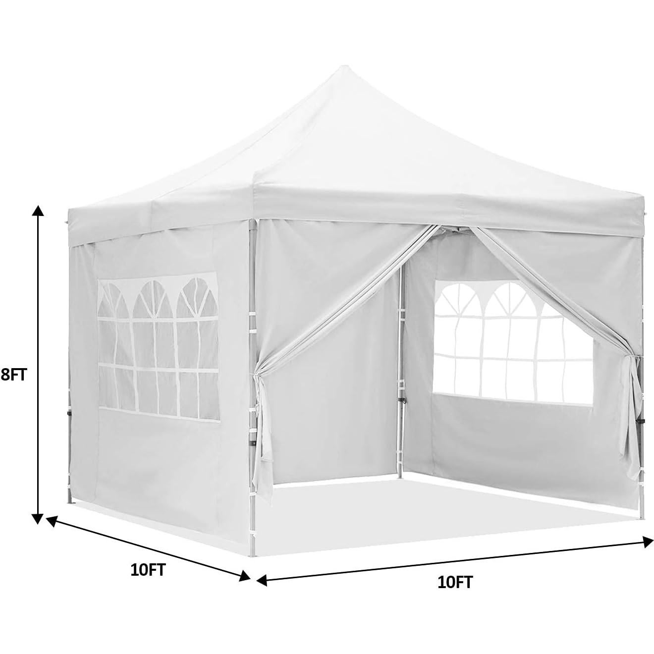 Carpa Plegable HYD-Parts 3x3m con Paredes Laterales y Bolsa