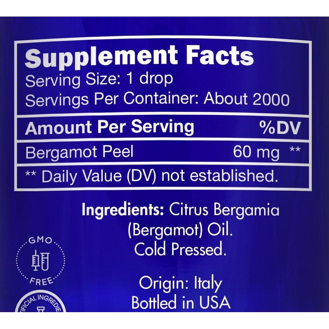 Aceite Esencial de Bergamota 100% Puro Zongle Therapeutics 113 g