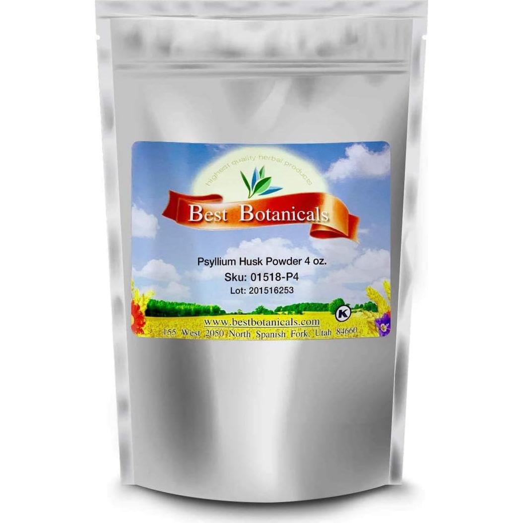 Polvo de Cáscara de Psyllium 113.4 g Mejor Botánicos - Suplemento Digestivo