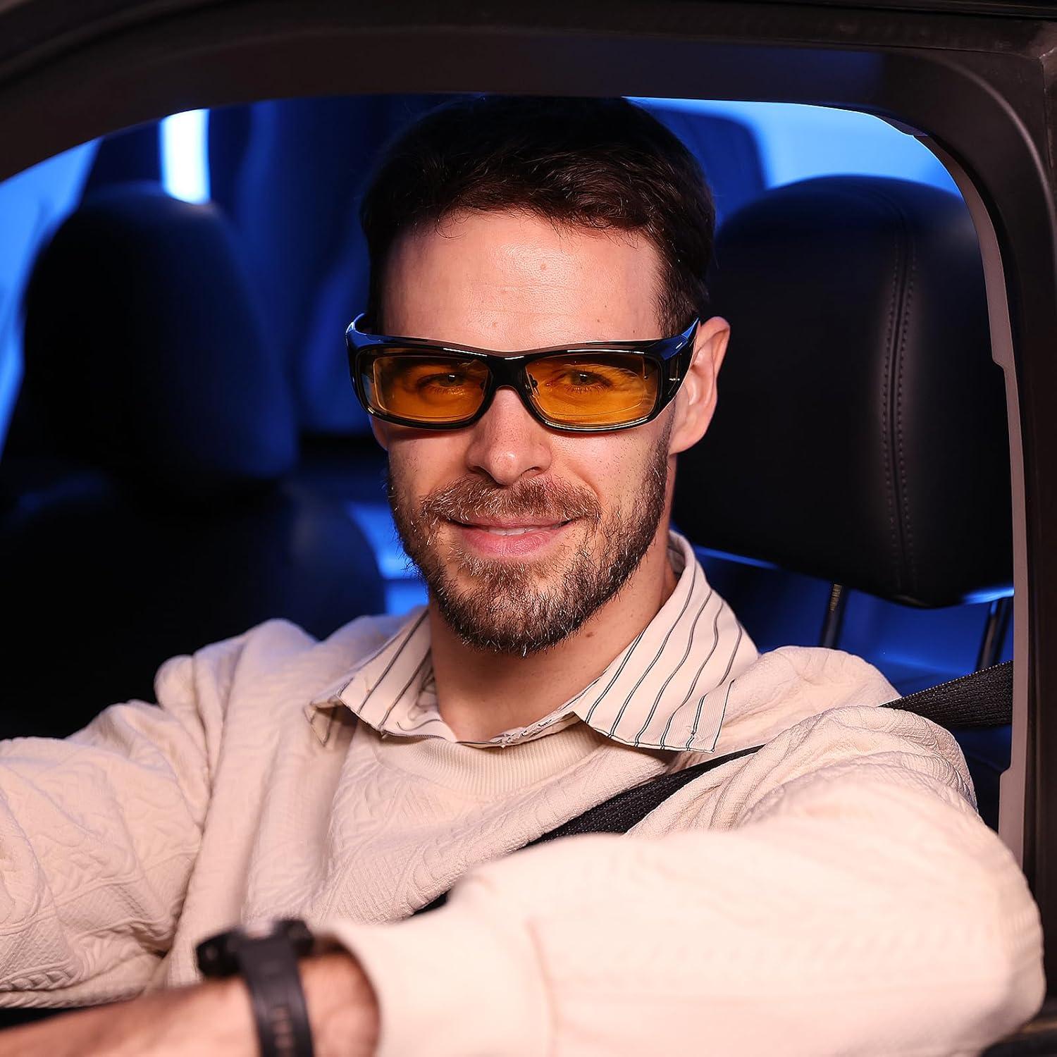 Gafas de Conducción Nocturna DUCO Polarizadas Ajustables