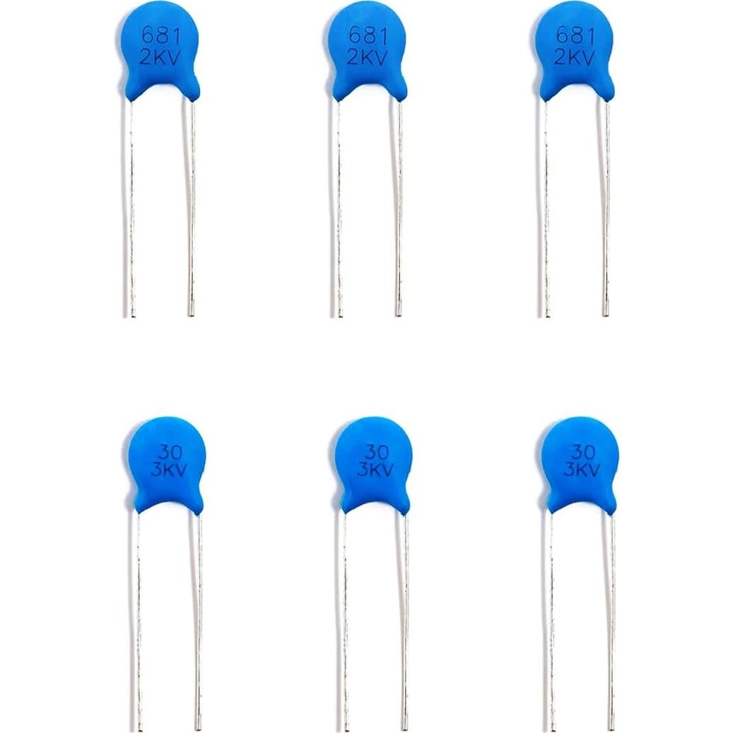 Kit de Capacitores Cerámicos Alta Tensión PANMILED 500 Piezas