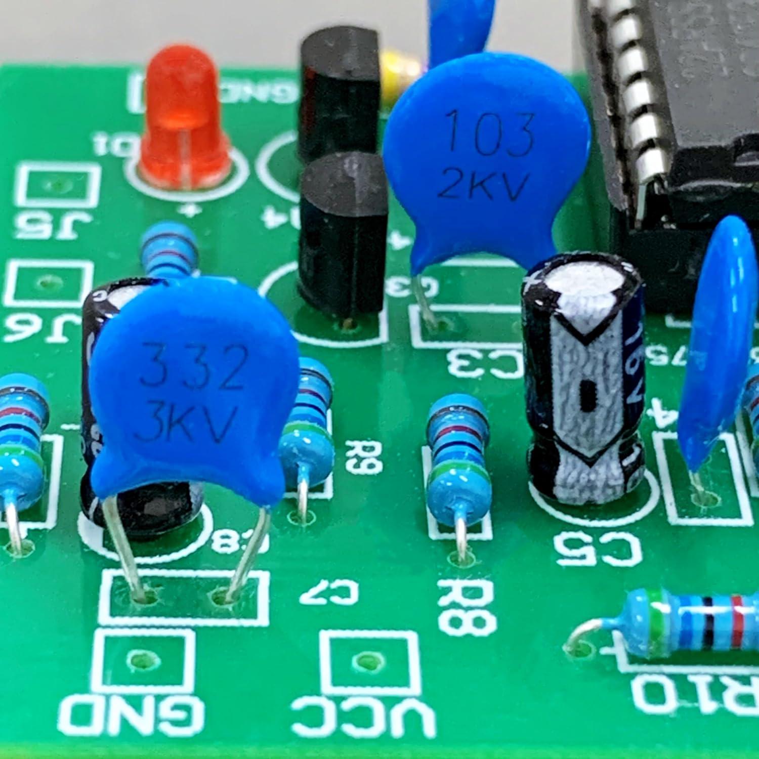 Kit de Capacitores Cerámicos Alta Tensión PANMILED 500 Piezas