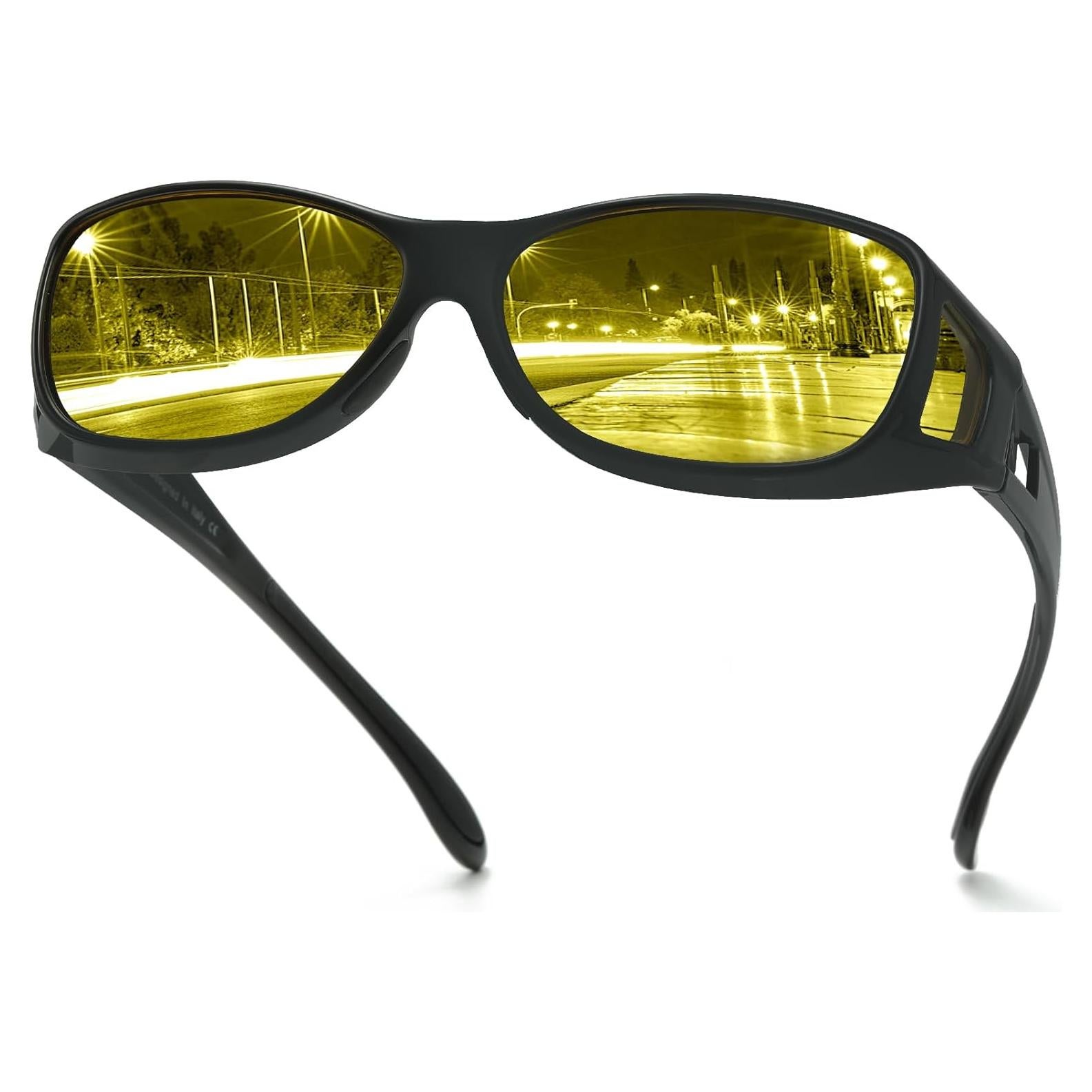 Gafas de Conducción Nocturna DUCO Amarillas Polarizadas