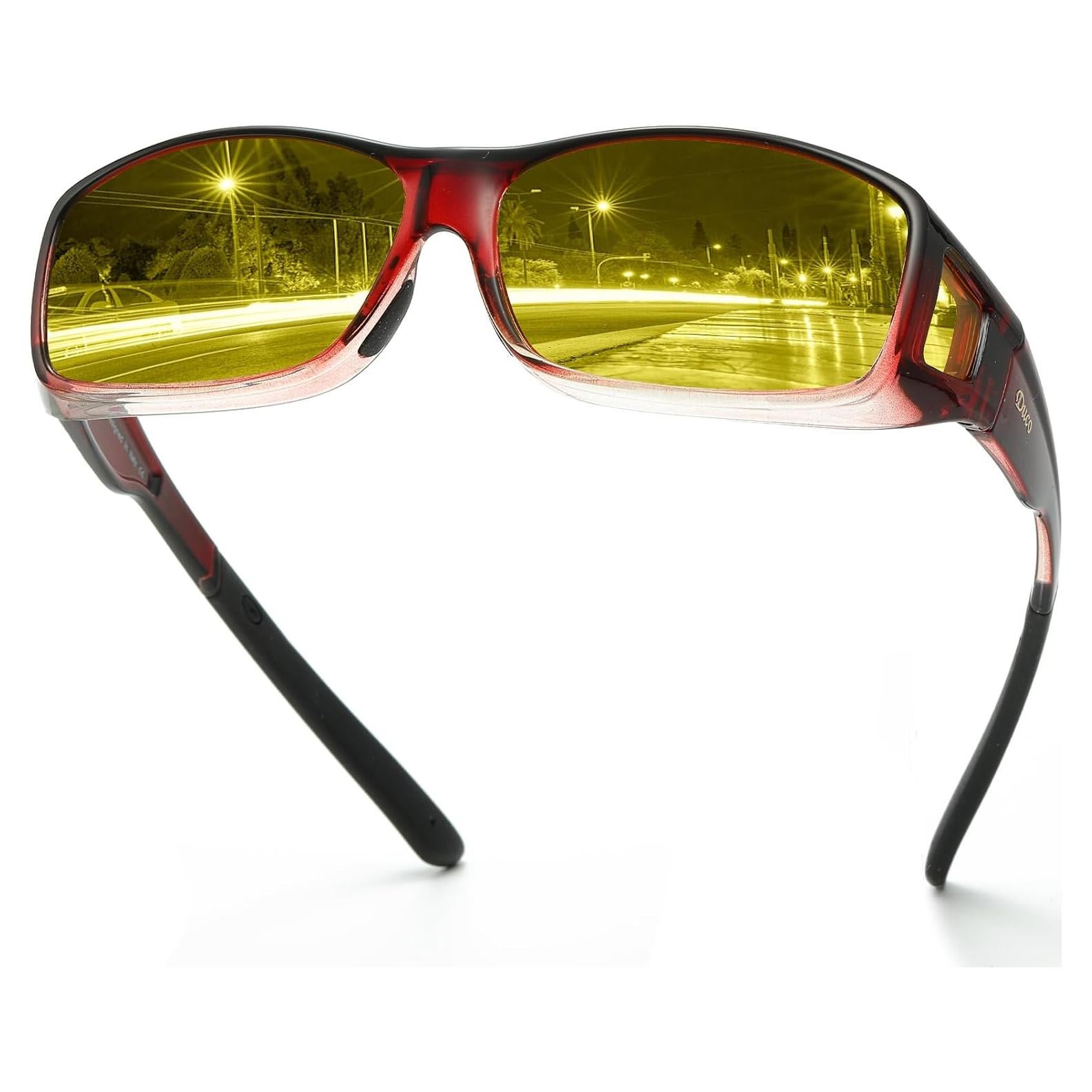 Gafas de Conducción DUCO 8953Y con Lentes Amarillos Polarizados