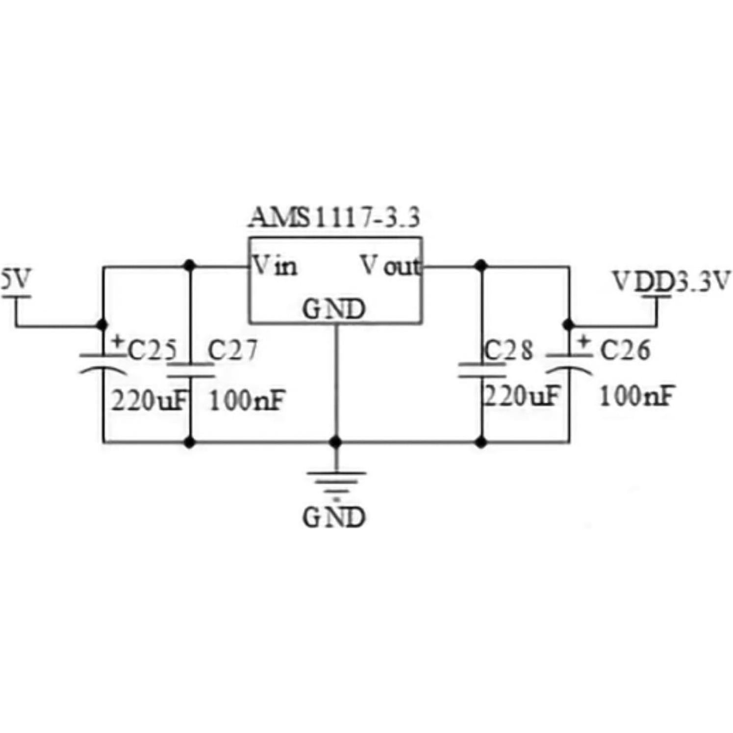 Módulo Regulador de Voltaje Oiyagai AMS1117 10pcs 3.3V 800mA