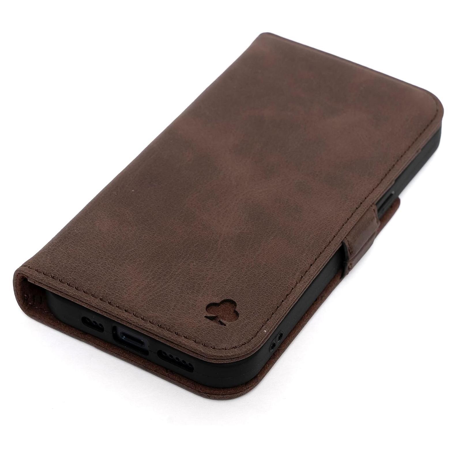 Funda de Cuero Porter Riley para Samsung Galaxy S25 - Marrón