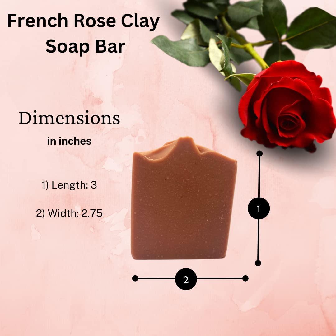 Jabón Natural de Arcilla Rosa Francesa Vegano 113g