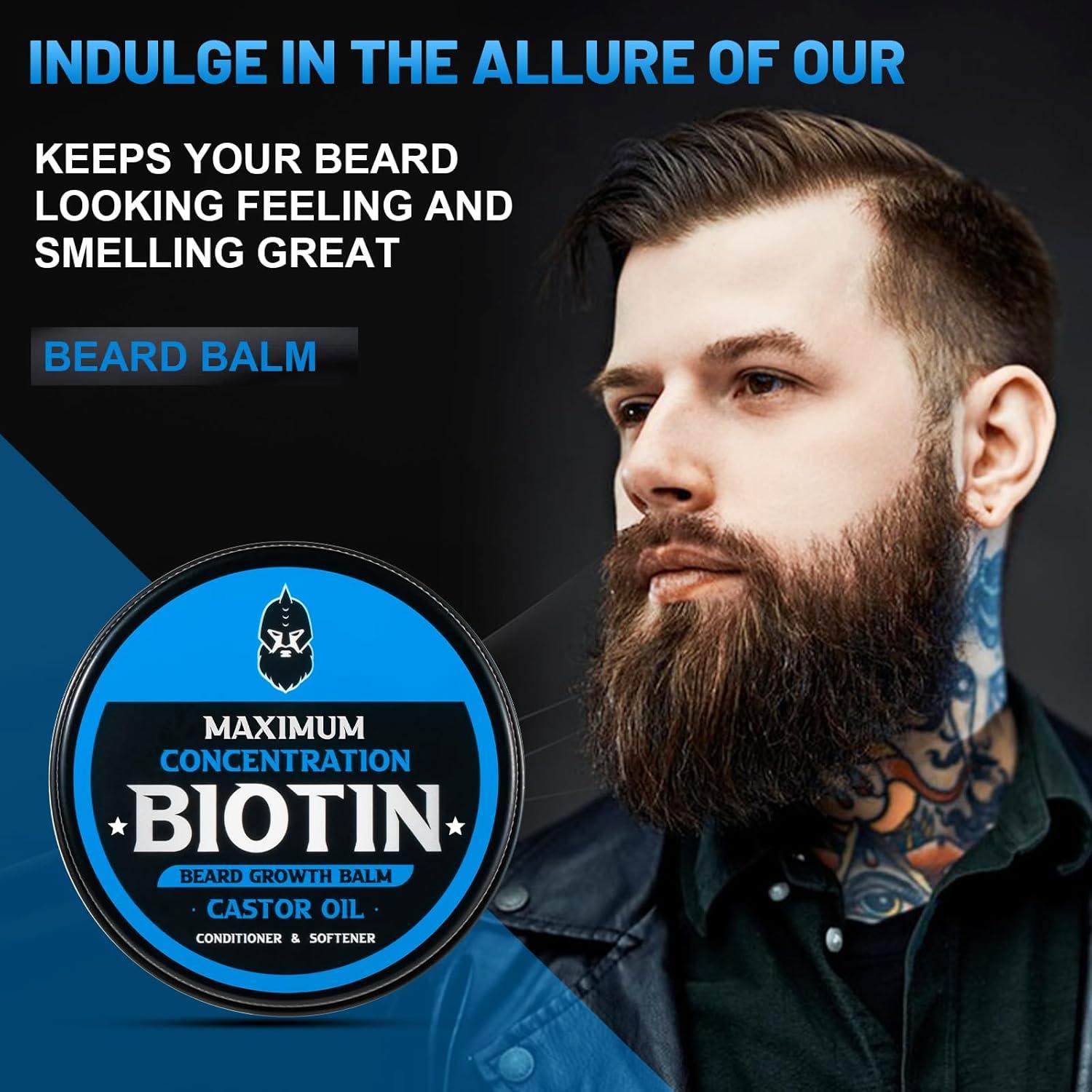 Bálsamo para Barba First Melody 56.7g Biotina Aceites Naturales