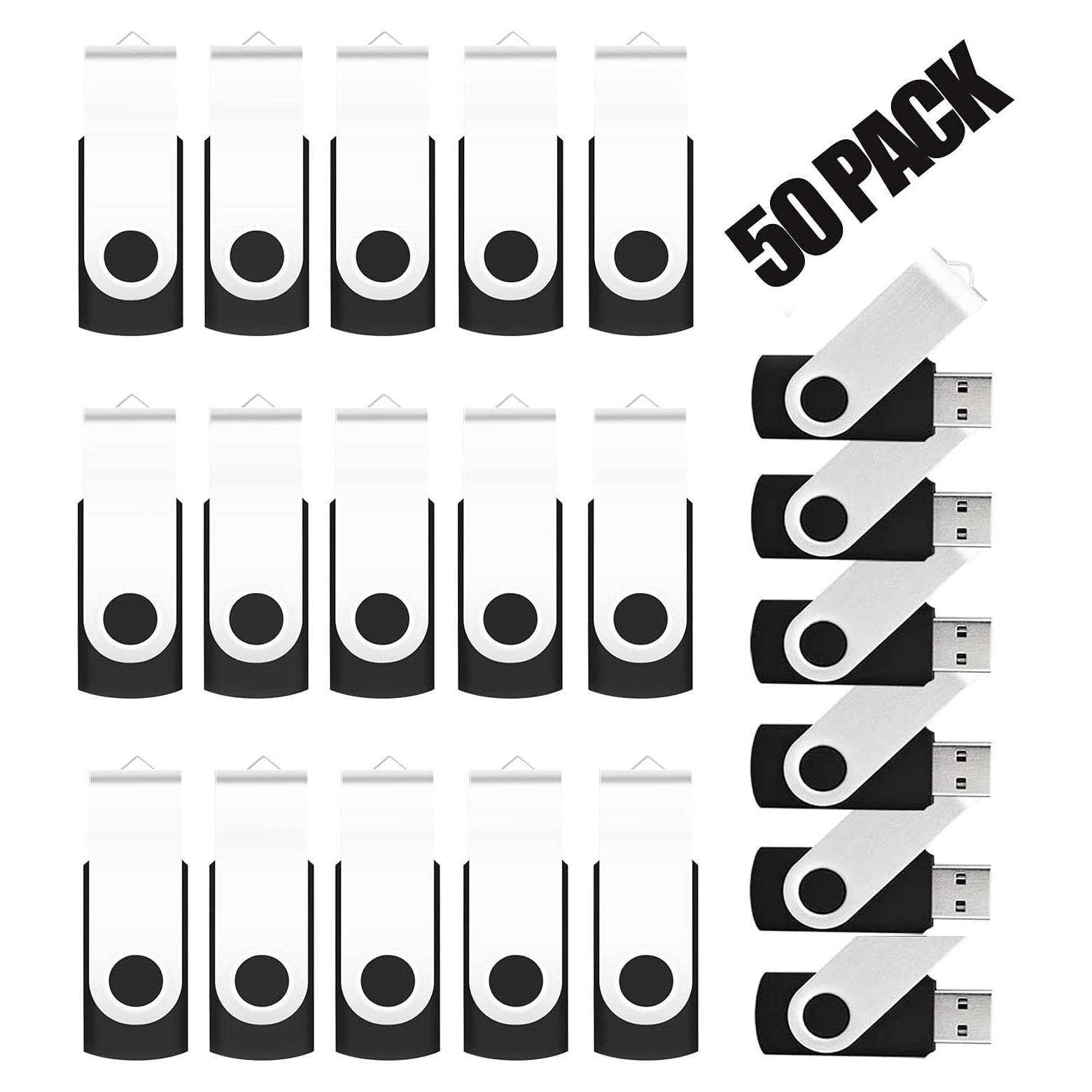 Paquete de 50 Unidades Flash USB 2.0 EASTBULL 1GB