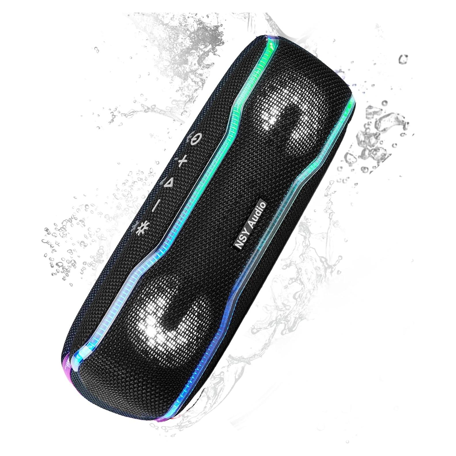 Altavoz Bluetooth IPX7 NSY-F10E 30W a prueba de agua negro