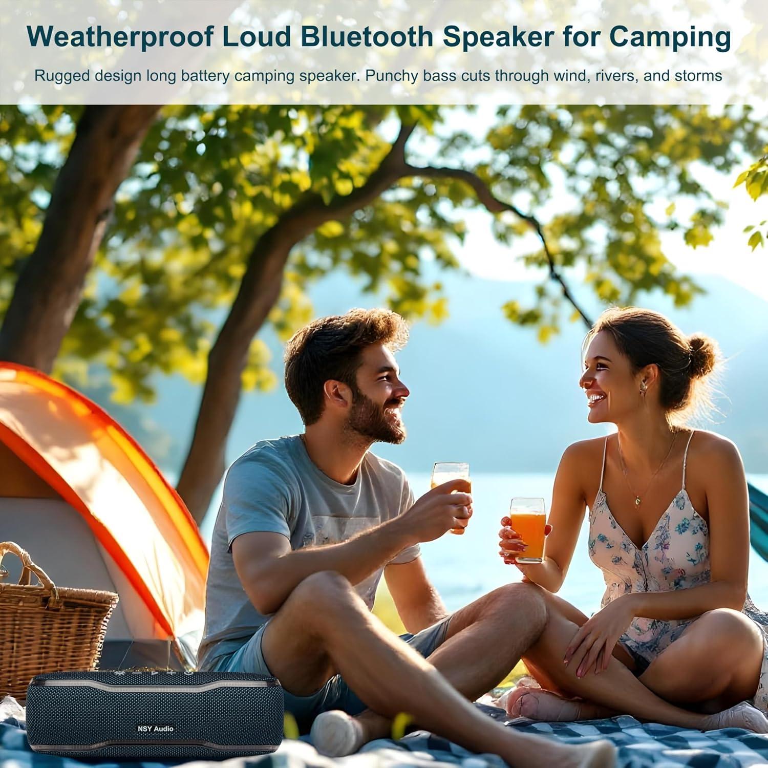 Altavoz Bluetooth IPX7 NSY-F10E 30W a prueba de agua negro