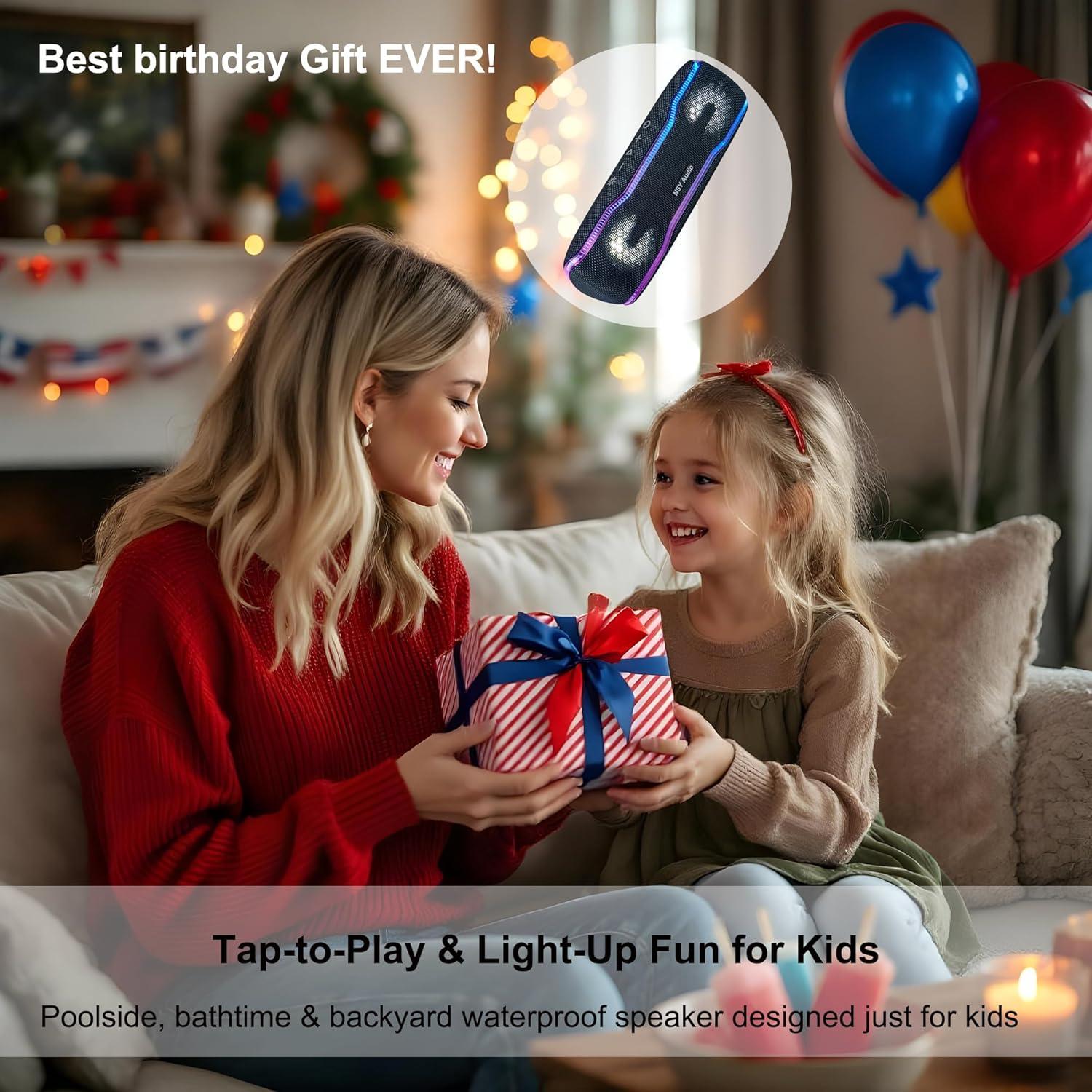 Altavoz Bluetooth IPX7 NSY-F10E 30W a prueba de agua negro