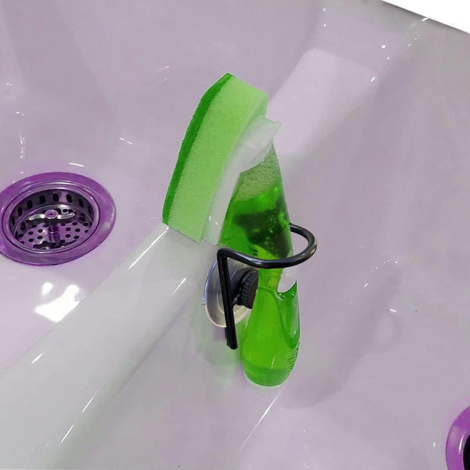 Soporte de Cepillo Dispensador de Jabón WSOQYEO Sin Marcas