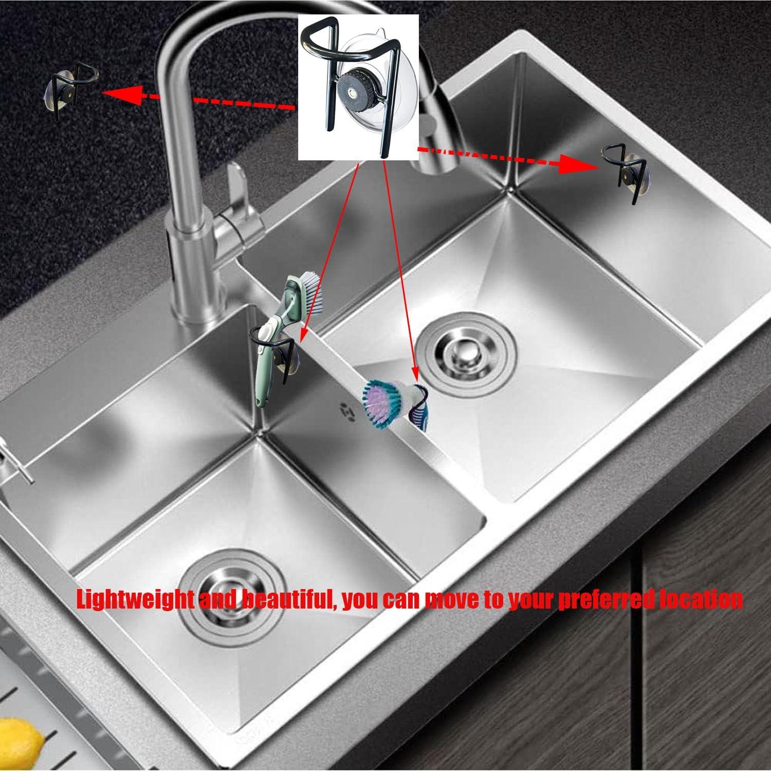 Soporte de Cepillo Dispensador de Jabón WSOQYEO Sin Marcas