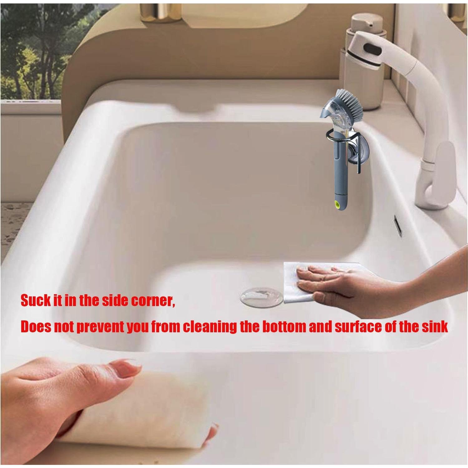 Soporte de Cepillo Dispensador de Jabón WSOQYEO Sin Marcas