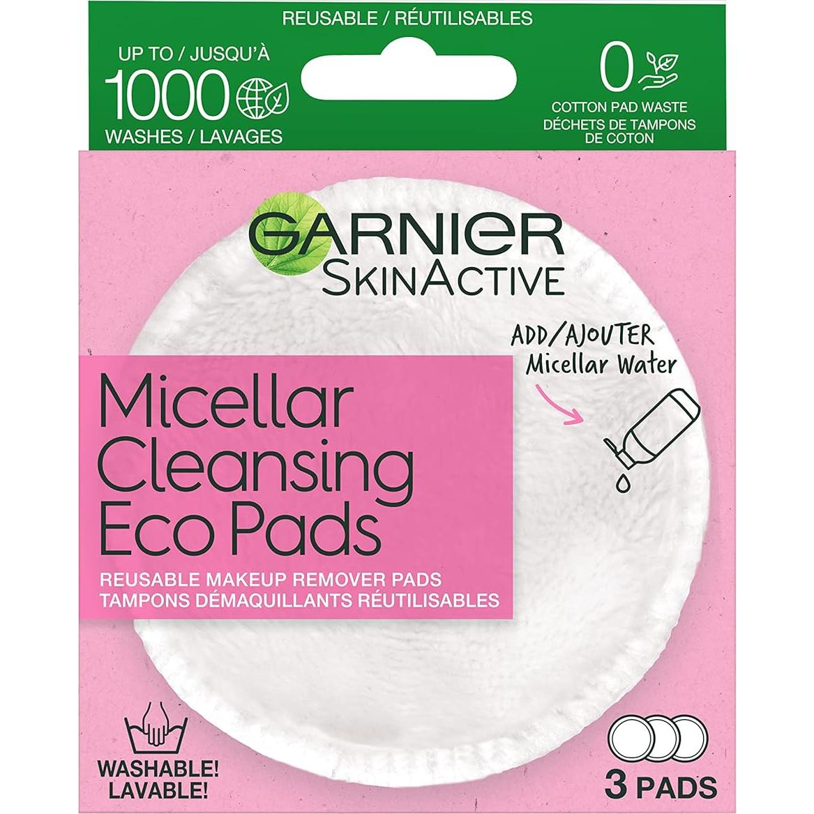 Almohadillas Ecológicas Limpiadoras Garnier SkinActive 3 Unidades