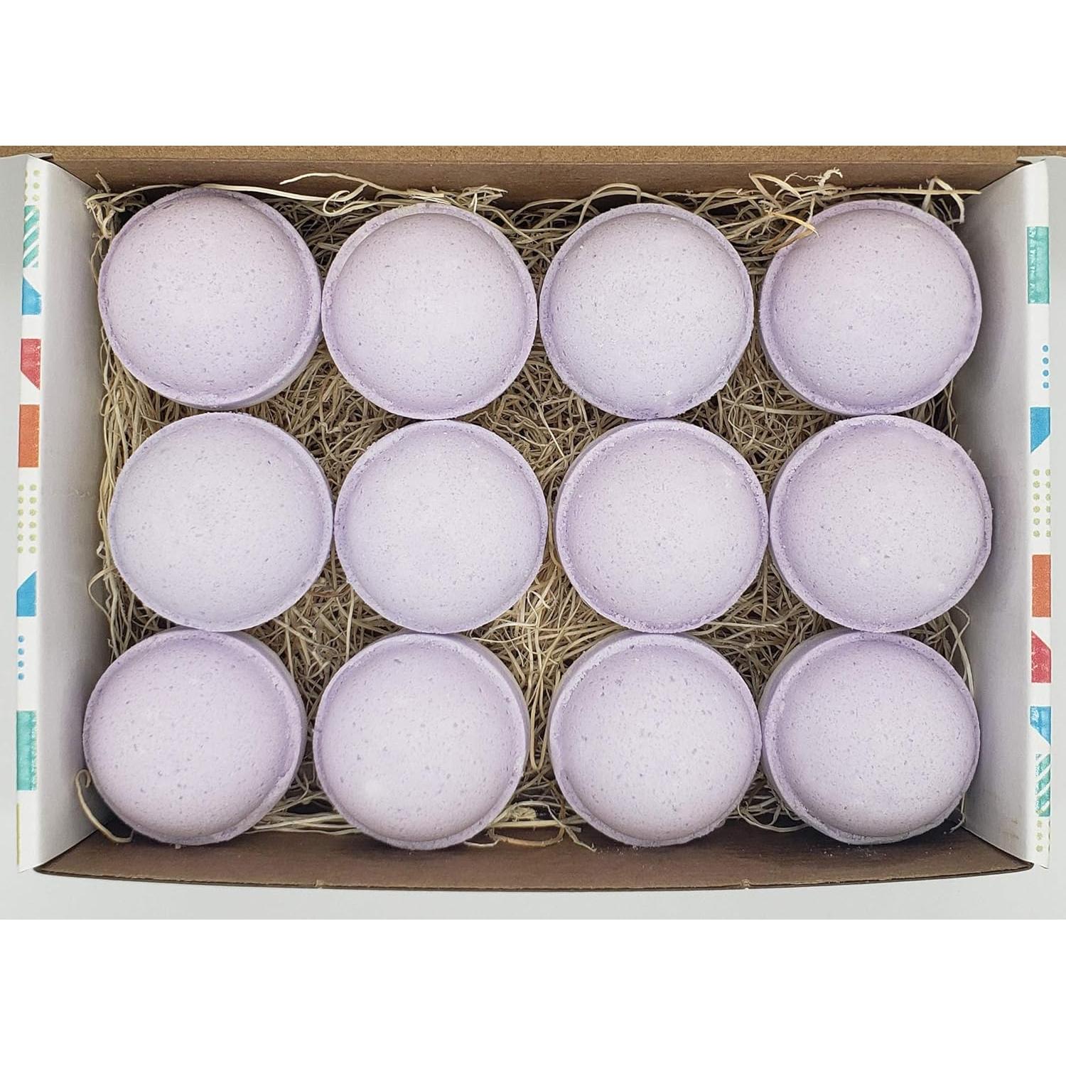 Paquete de 12 Bombas de Baño Lavanda Refugee Bath Co.