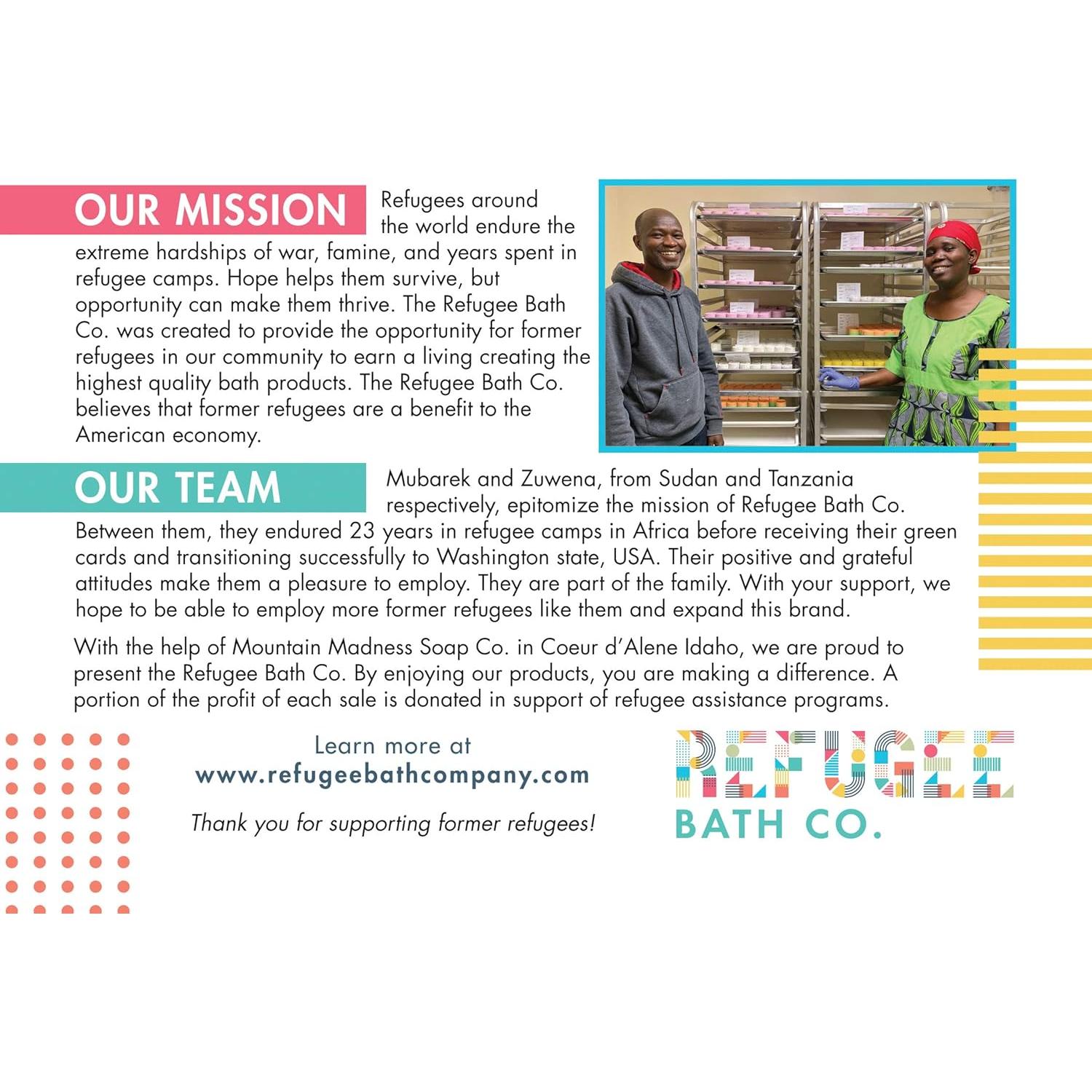 Paquete de 12 Bombas de Baño Lavanda Refugee Bath Co.