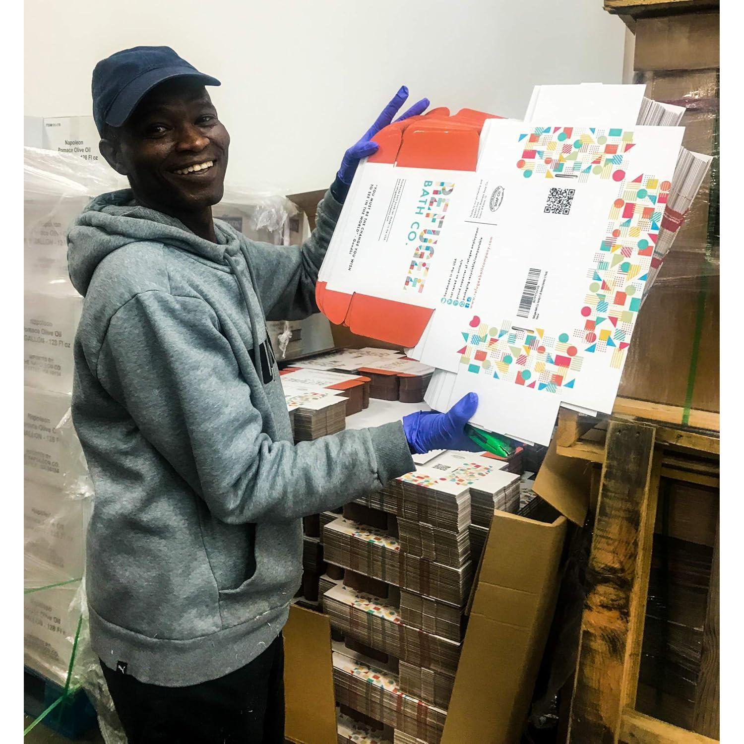 Paquete de 12 Bombas de Baño Lavanda Refugee Bath Co.