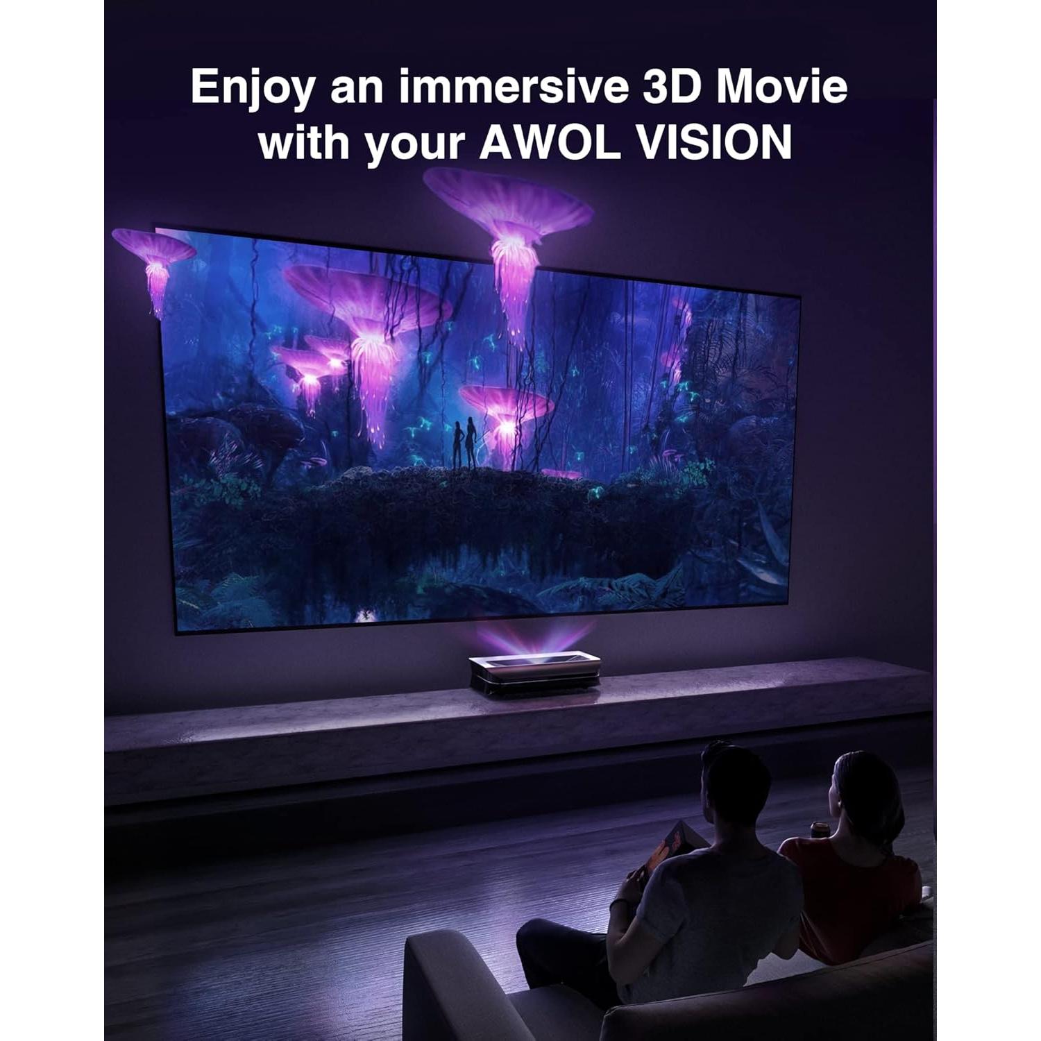 Gafas 3D DLP Link AWOL VISION DG-002, 2 Paquetes