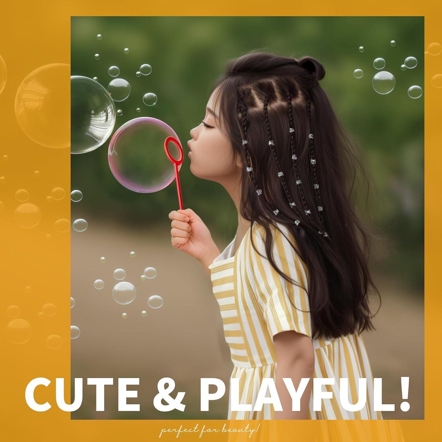 Bandas de Pelo Elásticas Transparentes Teenitor, 2000 Piezas, 2mm x 30mm