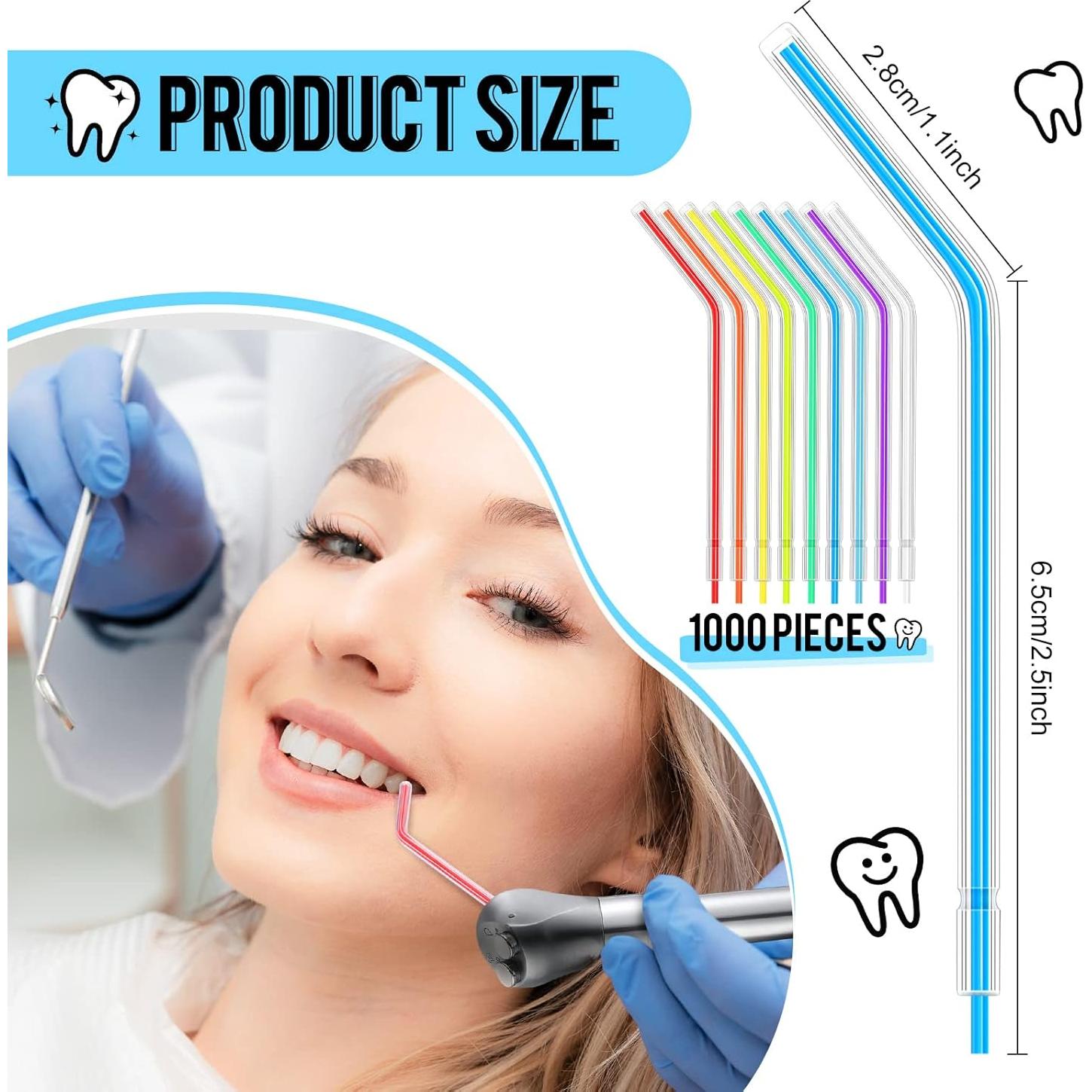 Puntas de Jeringa de Aire y Agua Dental Tondiamo 1000 Pzas