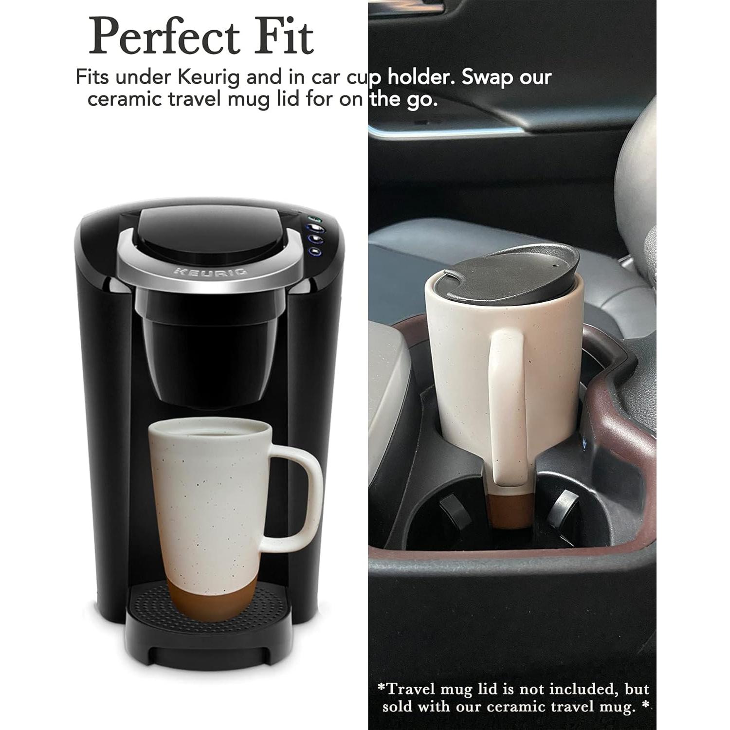 Taza de Té Grande Mora Ceramics con Infusor y Tapa 532 ml