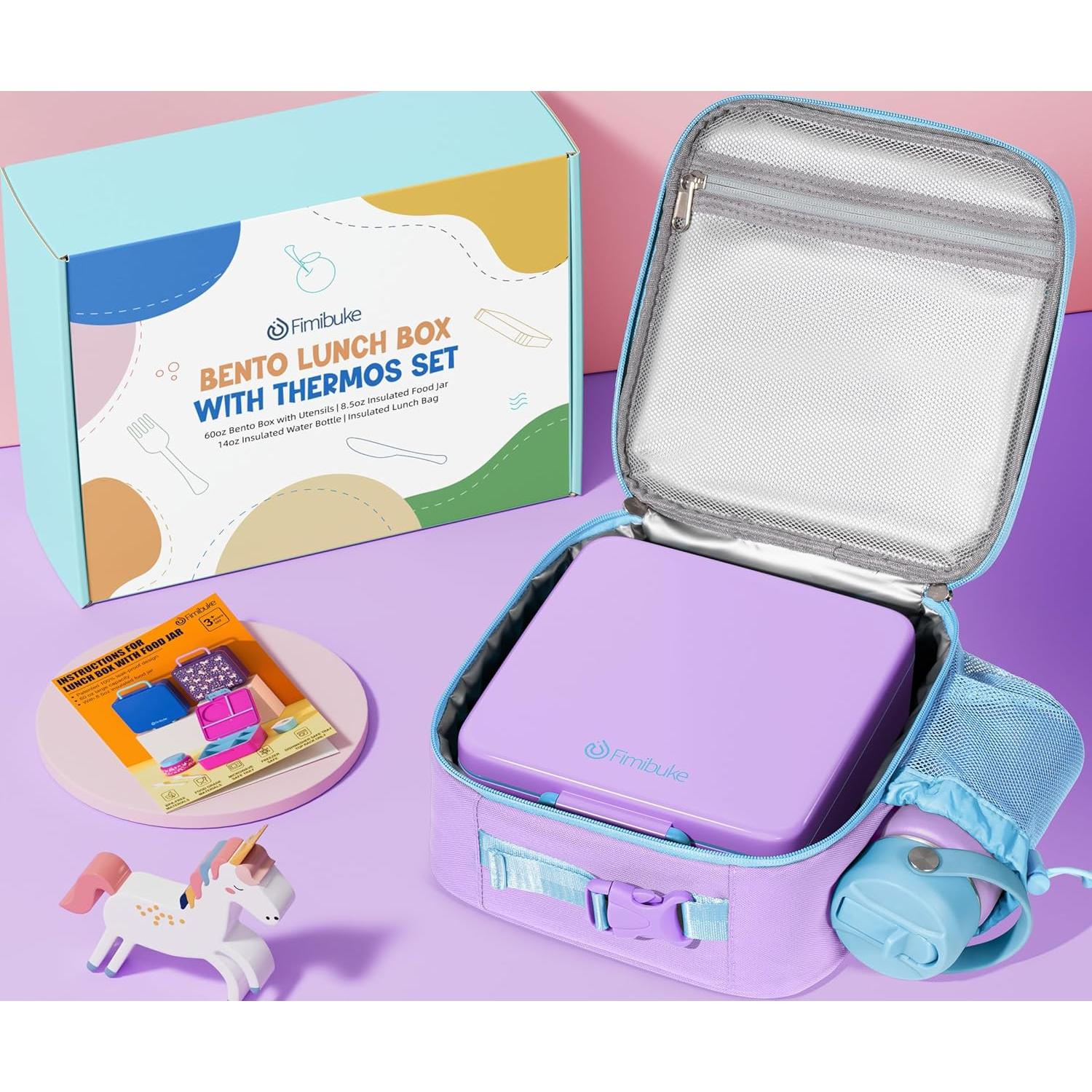 Set de Almuerzo Escolar Fimibuke 7 Piezas Aislado 1774 ml