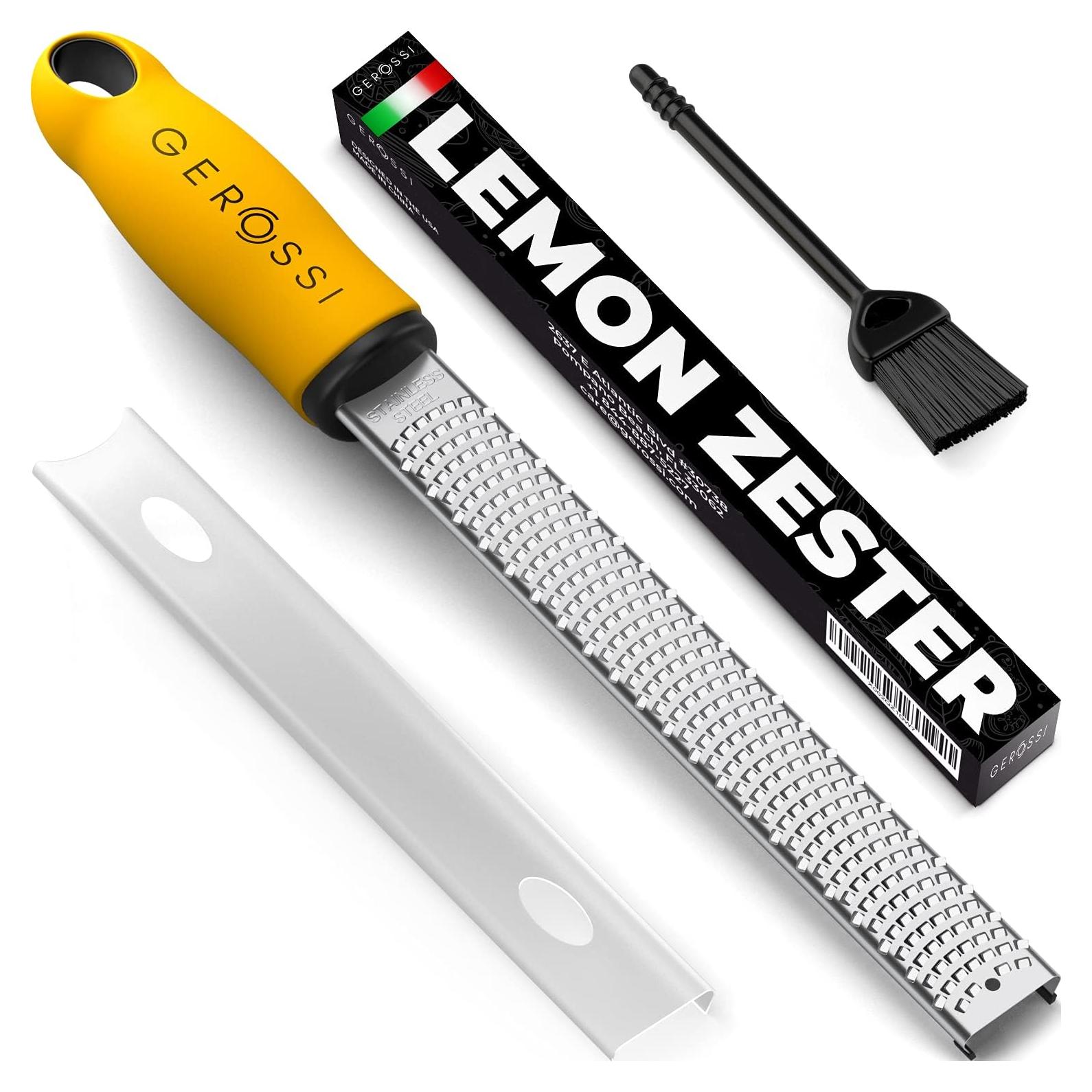 Rallador de Queso y Cítricos GEROSSI Acero Inoxidable 33cm