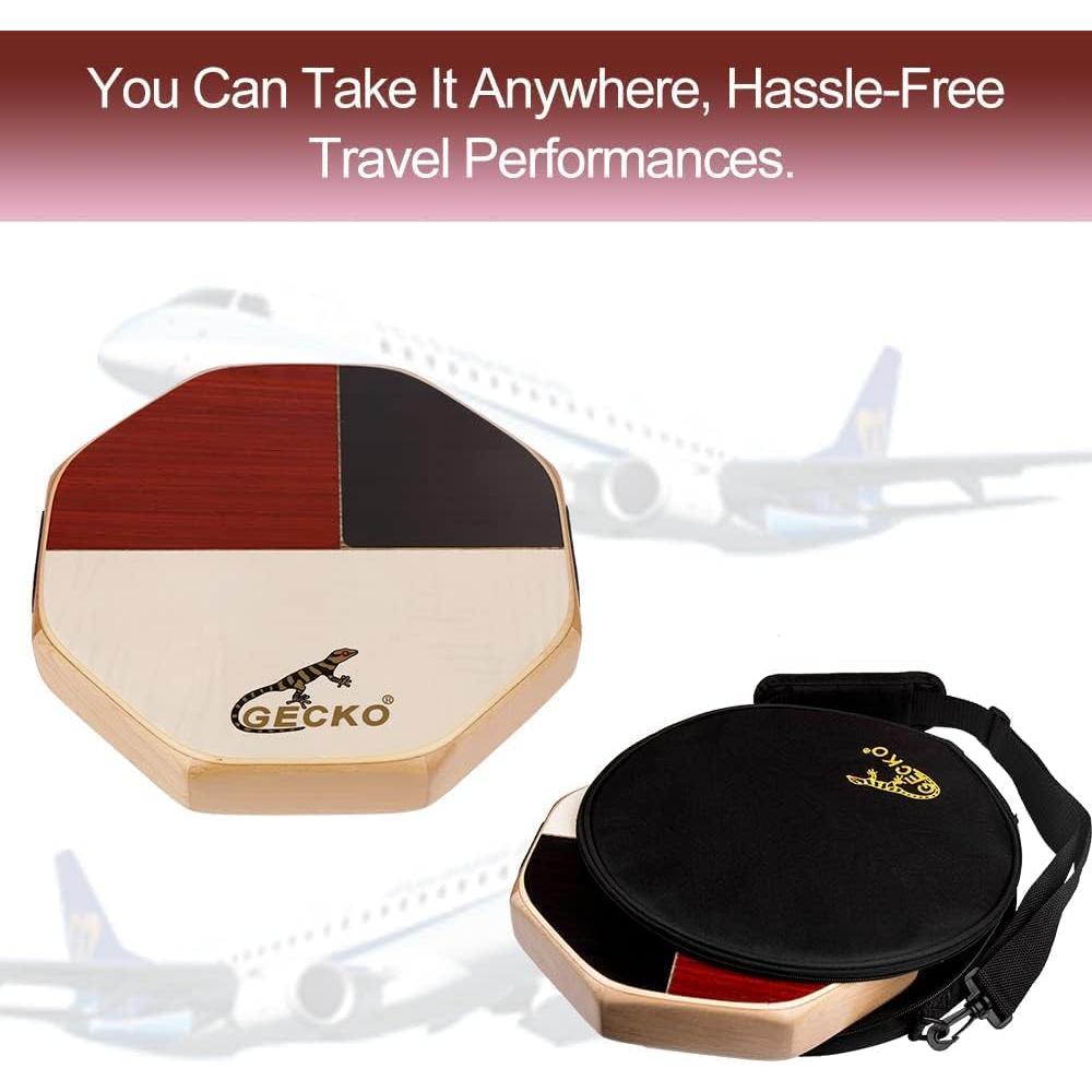 Cajón de Percusión GECKO SD6 con Bolsa de Almacenamiento