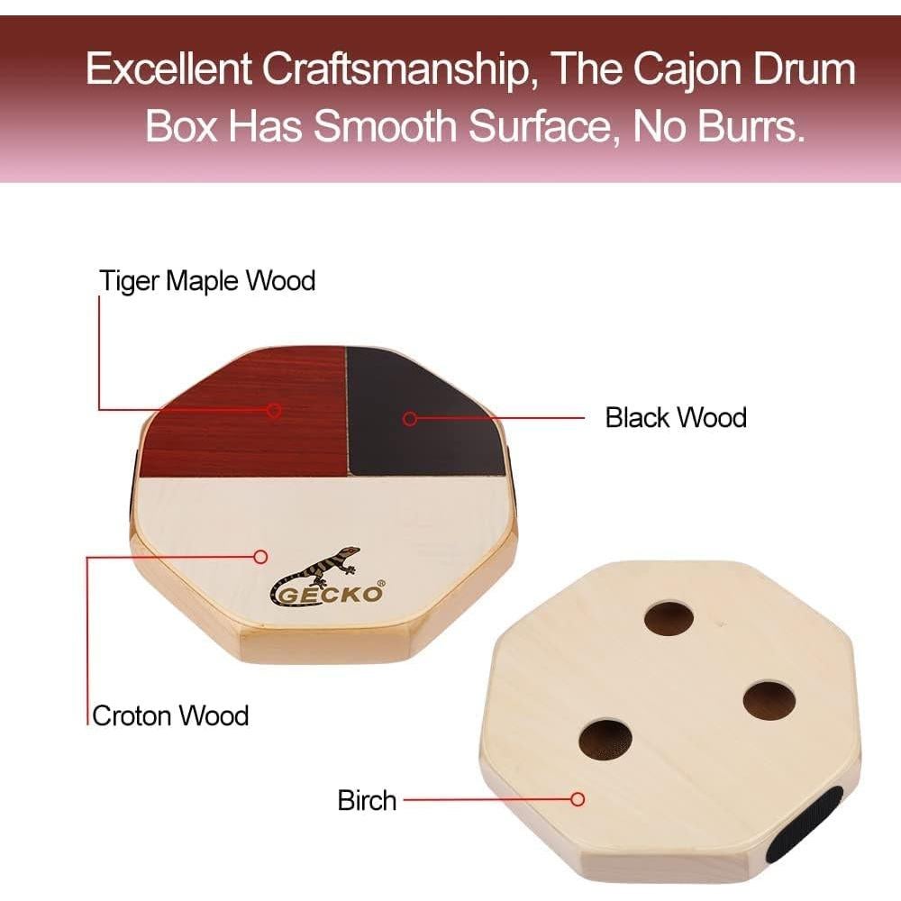 Cajón de Percusión GECKO SD6 con Bolsa de Almacenamiento