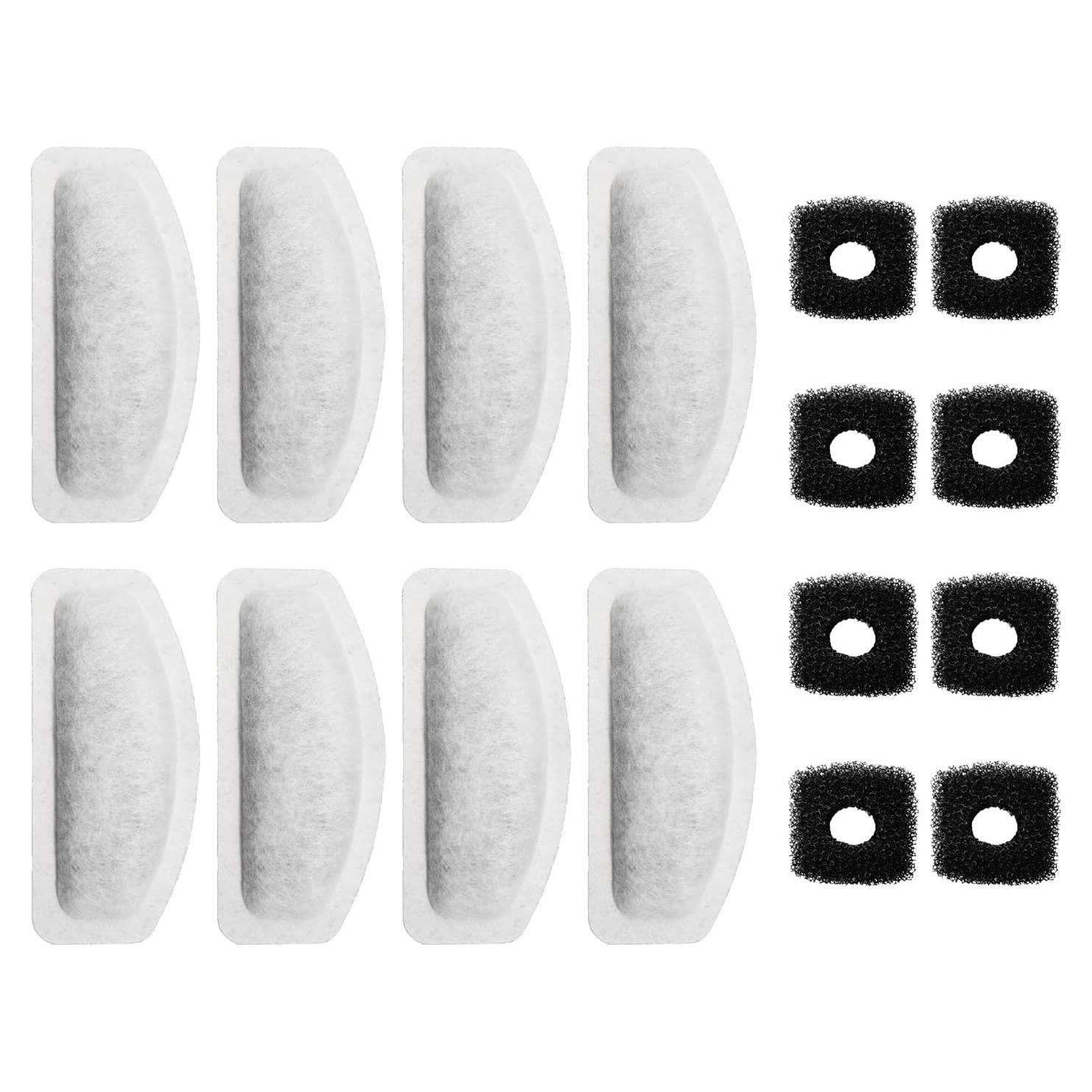 Filtro de agua para gatos Kohimit 67Oz - 8 filtros y 8 esponjas