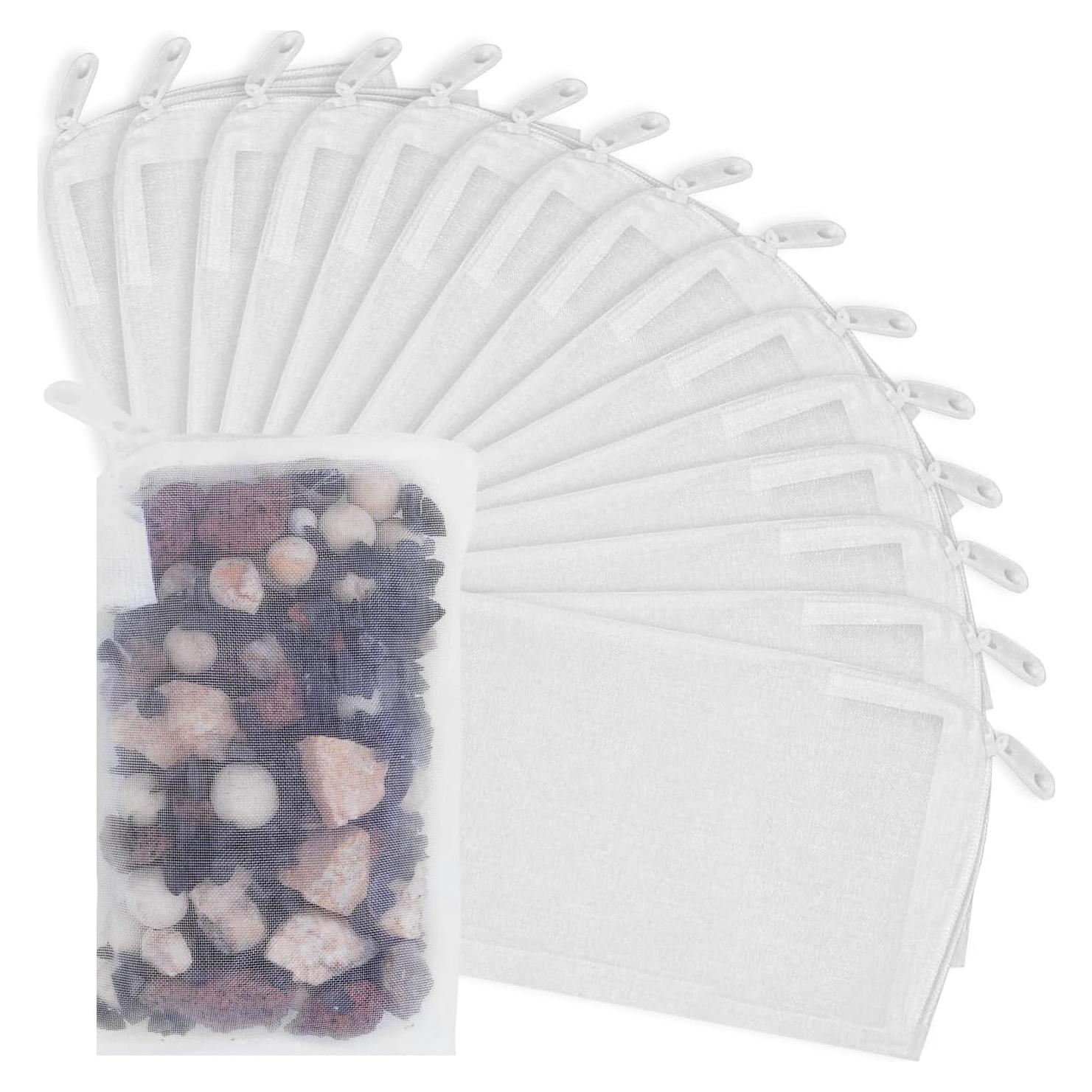 15 Bolsas de Malla Fina para Acuario MyfatBOSS 6.1x10.2cm