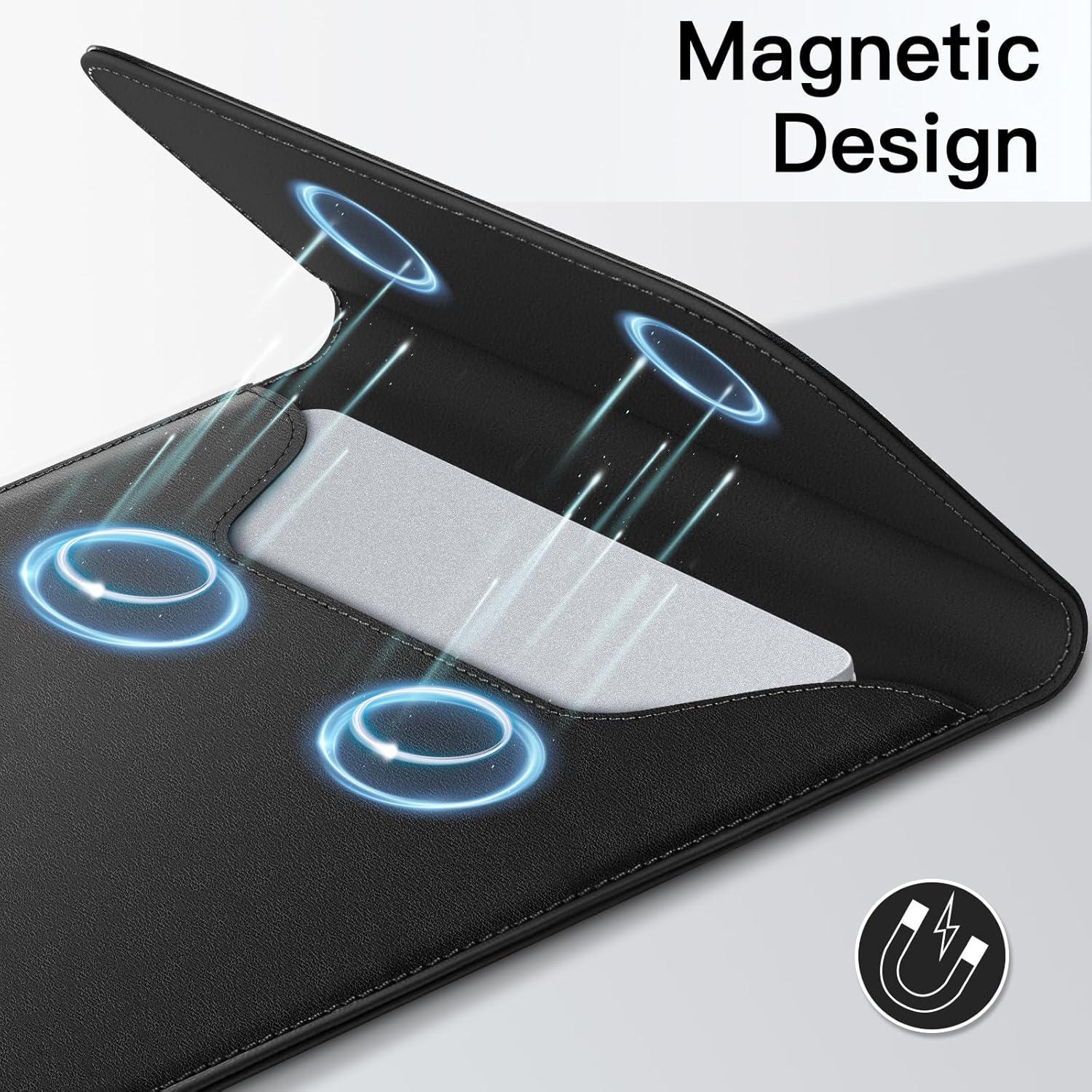 Funda delgada JETech para MacBook Air/Pro 13" Negro