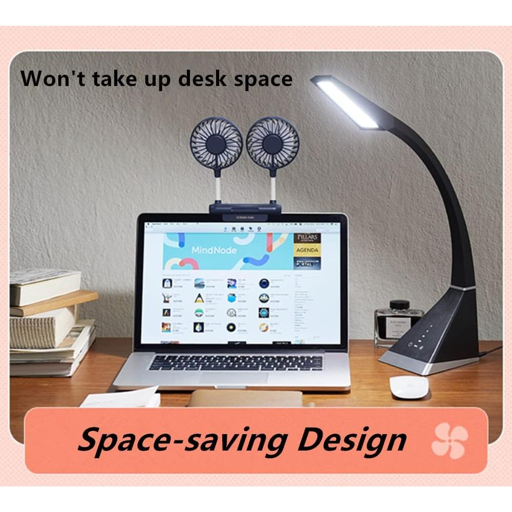 Ventilador Clip para Monitor THRRLY H21B USB 3 Velocidades 360°