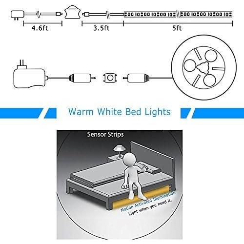 Luz de Cama LED Vansky 1.52m con Sensor de Movimiento