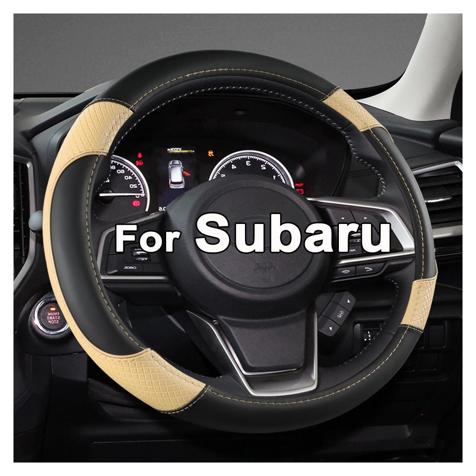 Cubierta de Volante GIANT PANDA Beige para Subaru Forester