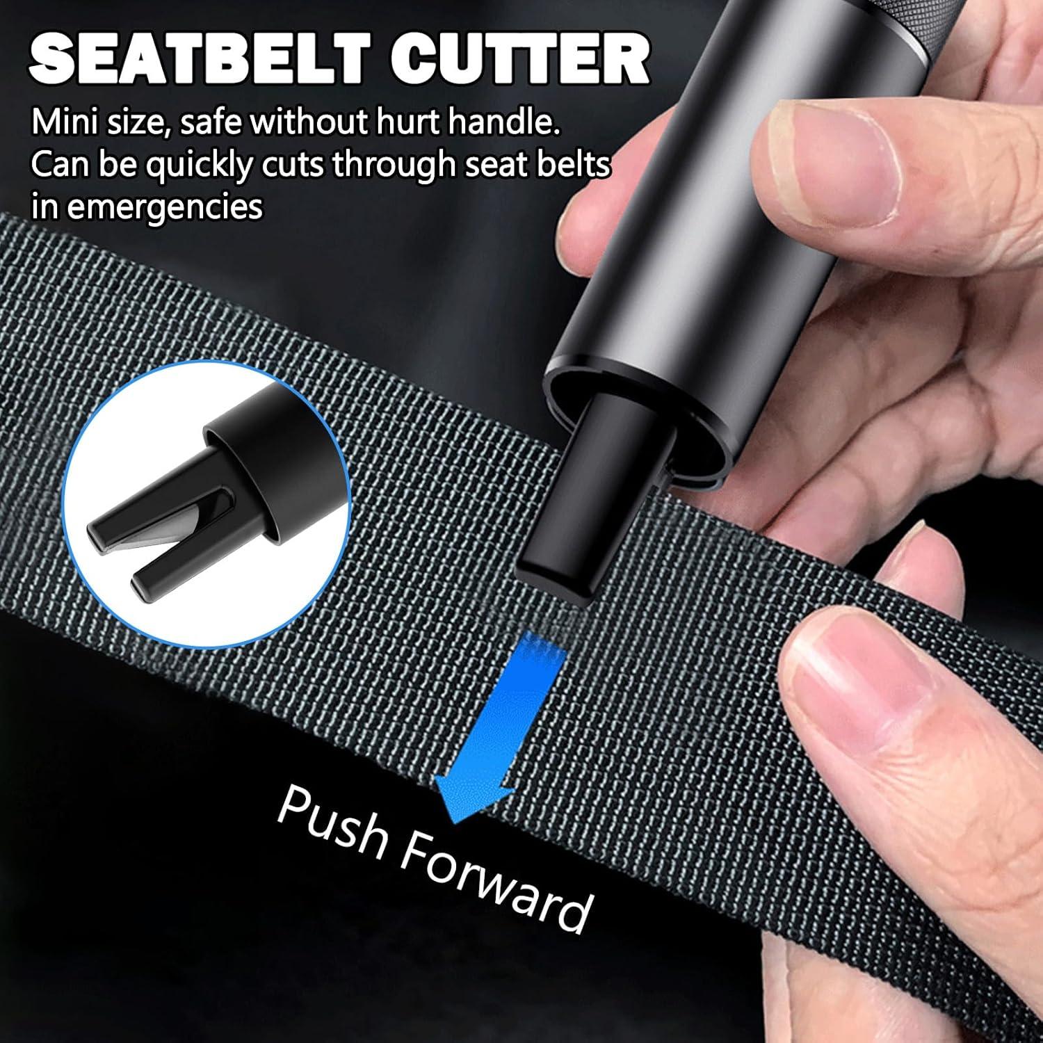 Kit de Emergencia PIFOOG 4 en 1: Rompedor de Vidrio y Cortador de Cinturón