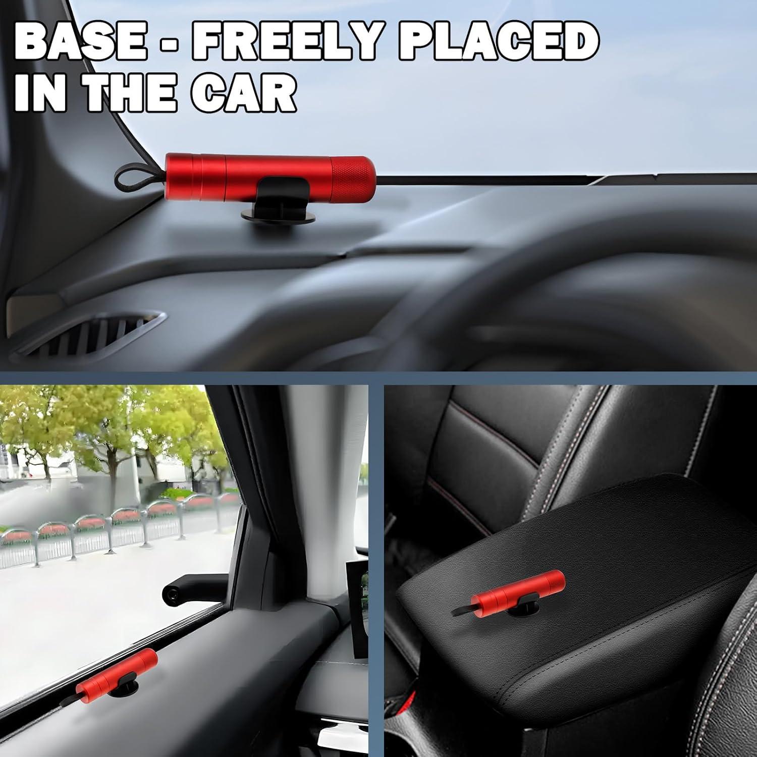 Kit de Emergencia PIFOOG 4 en 1: Rompedor de Vidrio y Cortador de Cinturón