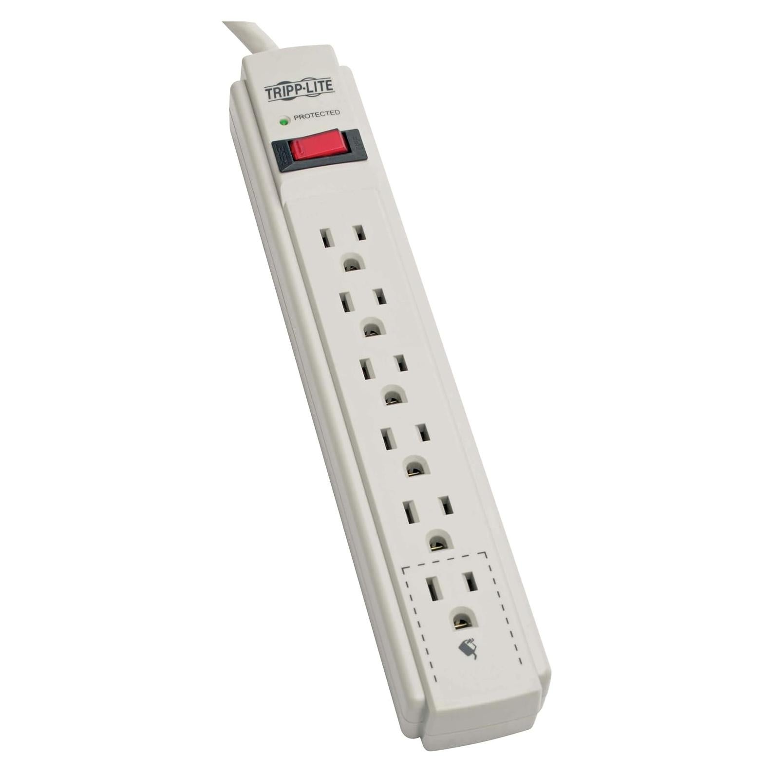 Regleta Tripp Lite 6 Salidas Protector Sobretensión 1.2m
