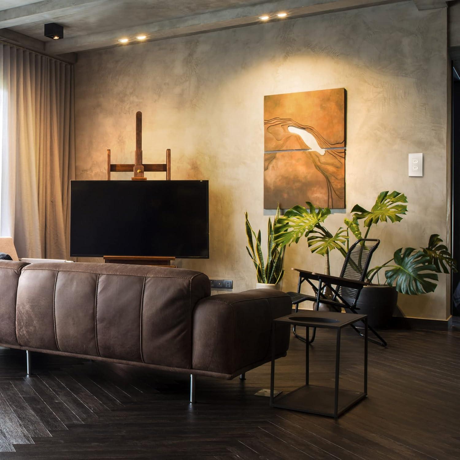 Interruptor Inteligente LIFX Blanco Táctil Wi-Fi 2 Botones