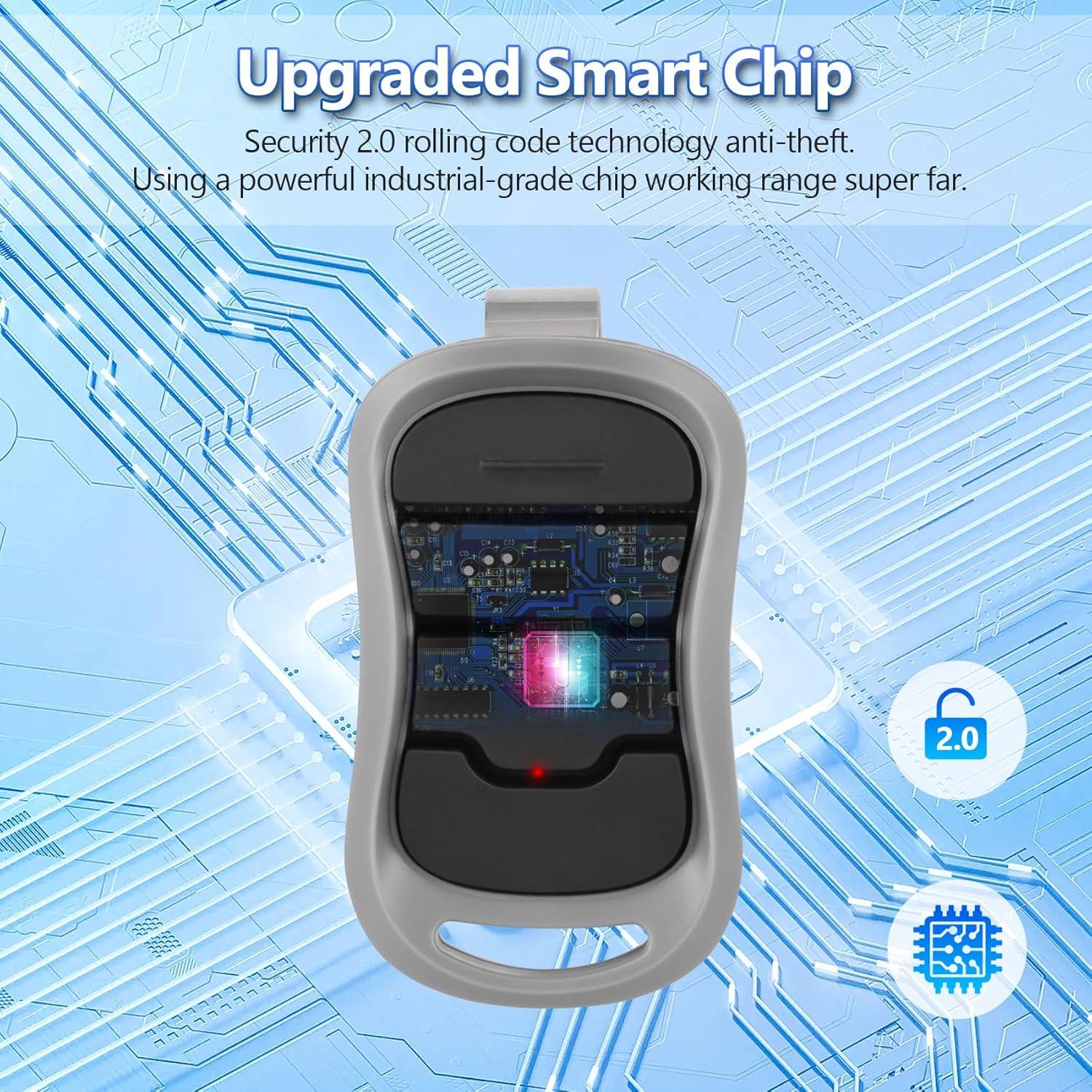 Control Remoto de Garaje Genie G3T-BX G3T-R 2 Unidades 315/390MHz