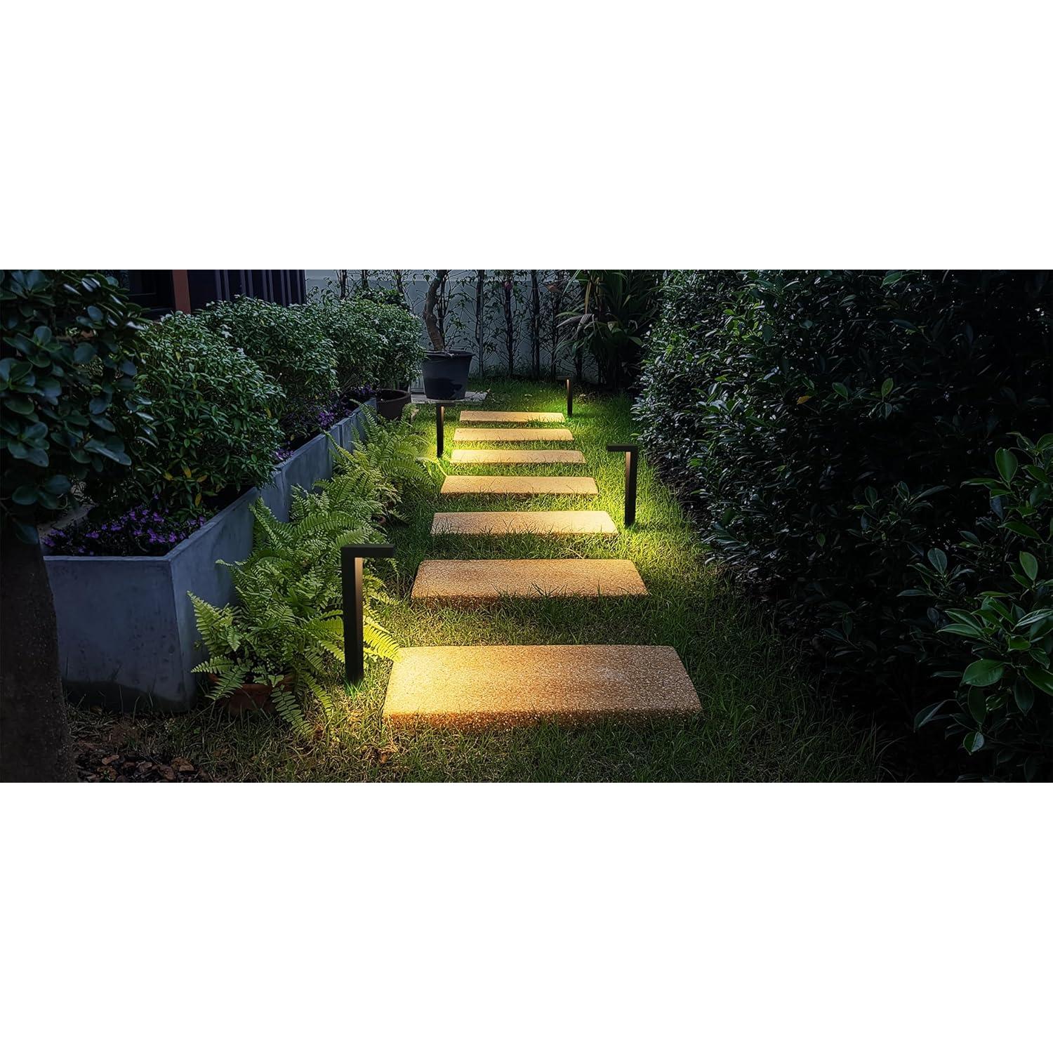 Luces de Paisaje LED GKOLED 4 Piezas 3W 3000K Aluminio