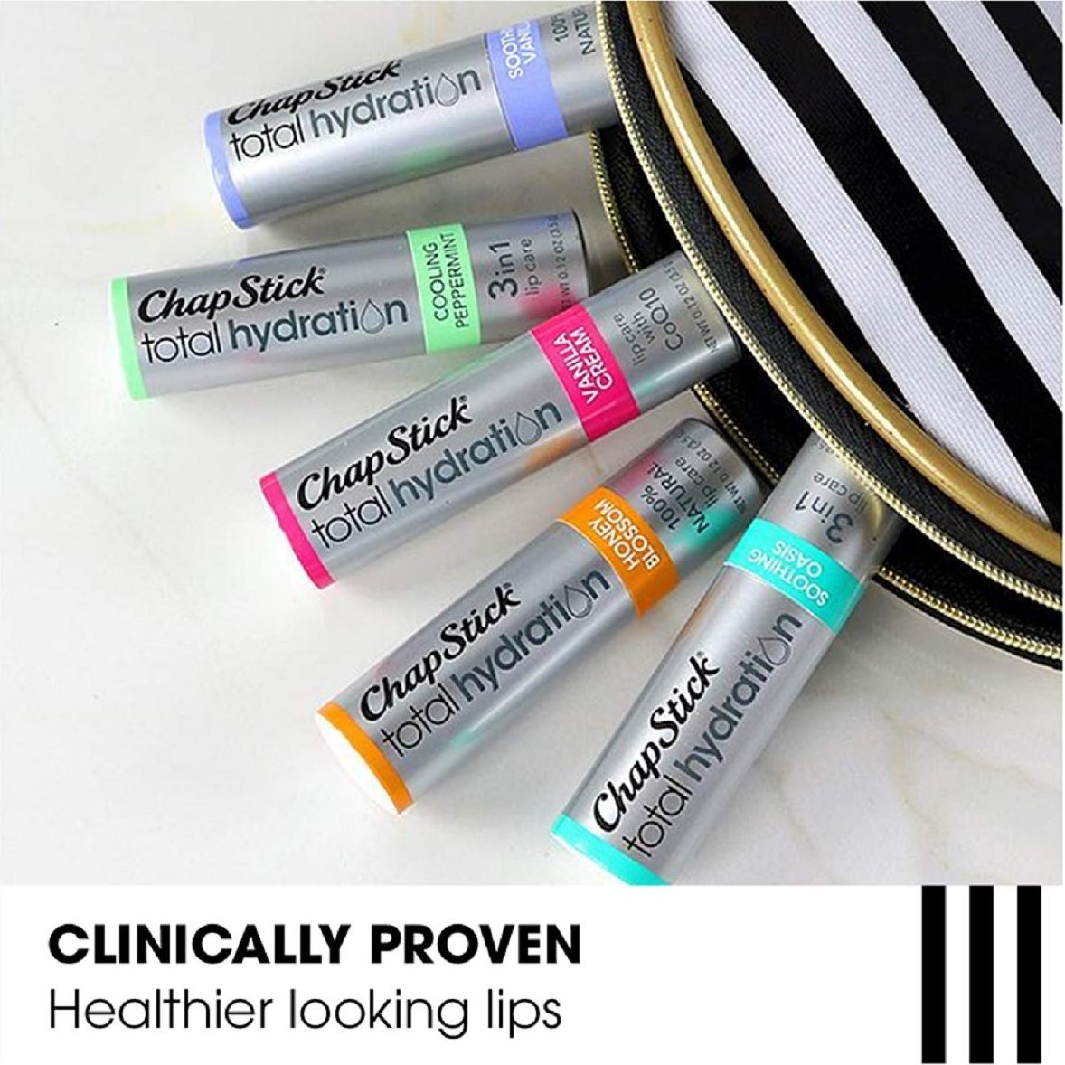 ChapStick Hidratación Total Bálsamo Labial 3.4g y Exfoliante 7.6g