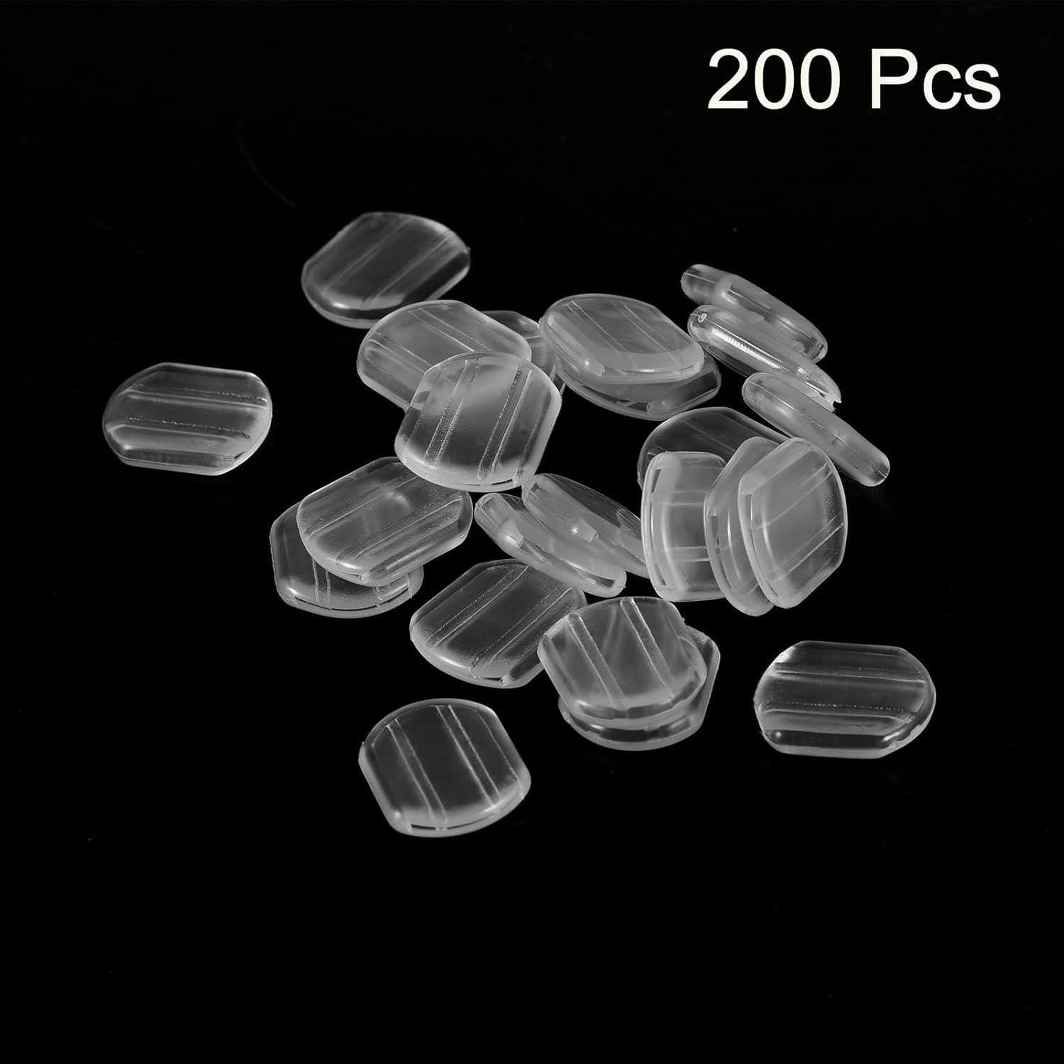 Almohadillas para Pendientes Clip-on uxcell 24pcs Silicona 15x12mm