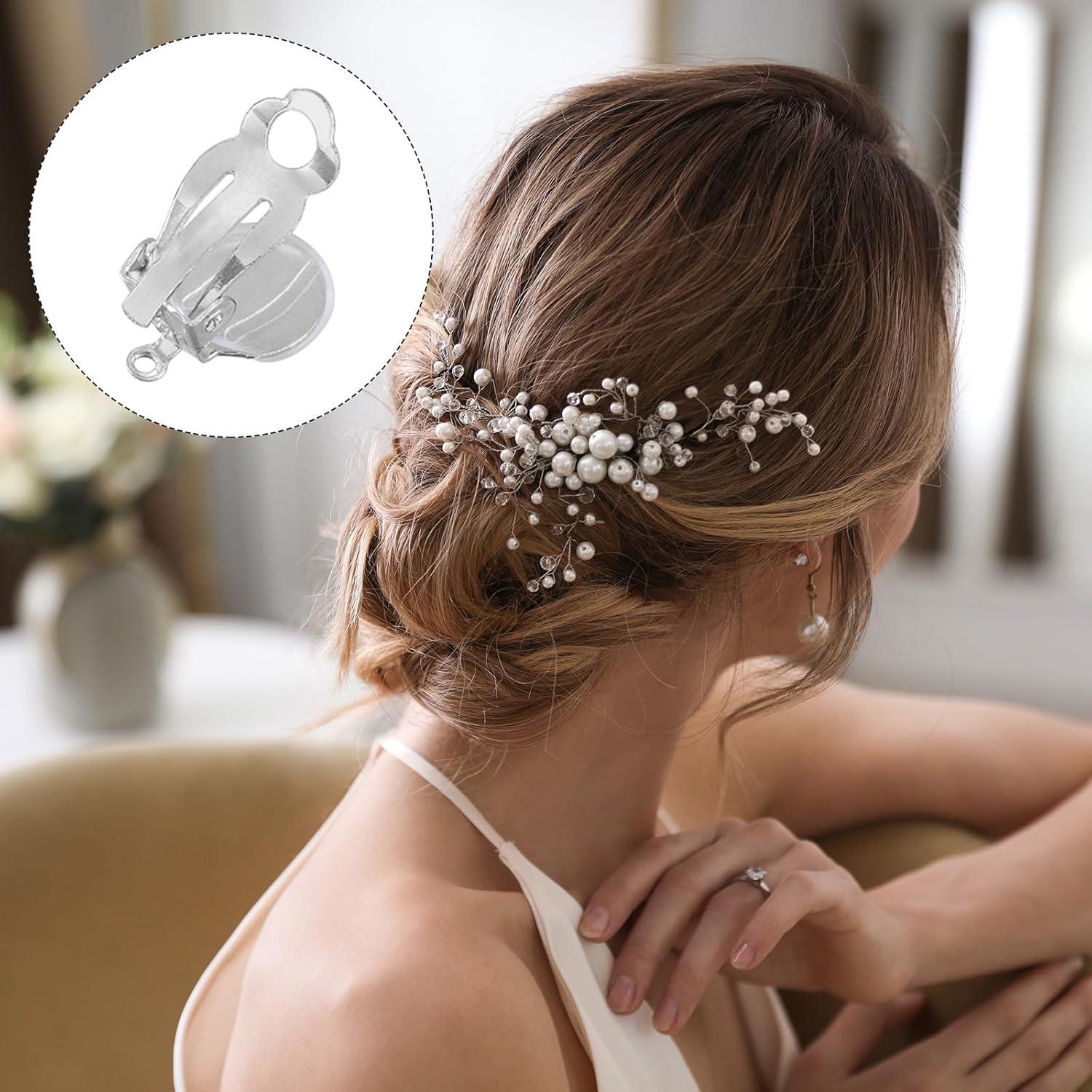 Almohadillas para Pendientes Clip-on uxcell 24pcs Silicona 15x12mm