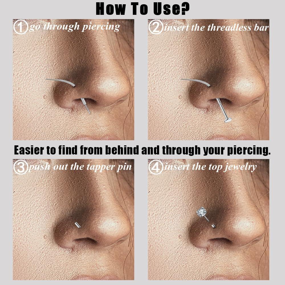 Kit de Perforación de Titanio Curvado PunkTracker 2-4PCS